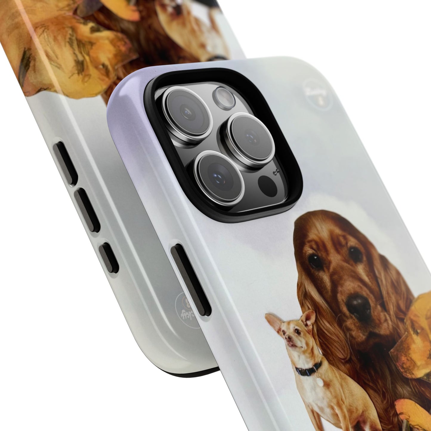 Dog Cuddle iPhone Case
