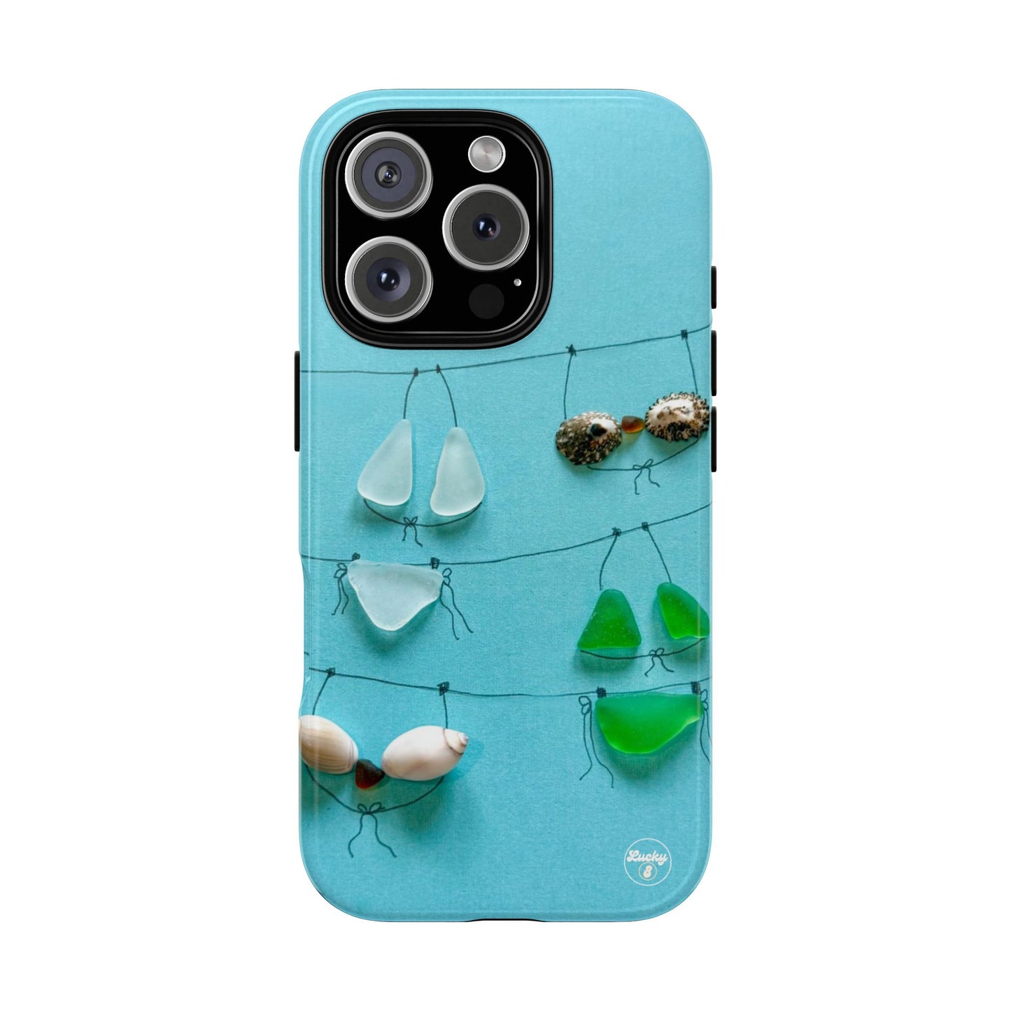 Sea Glass Swimmie iPhone Case