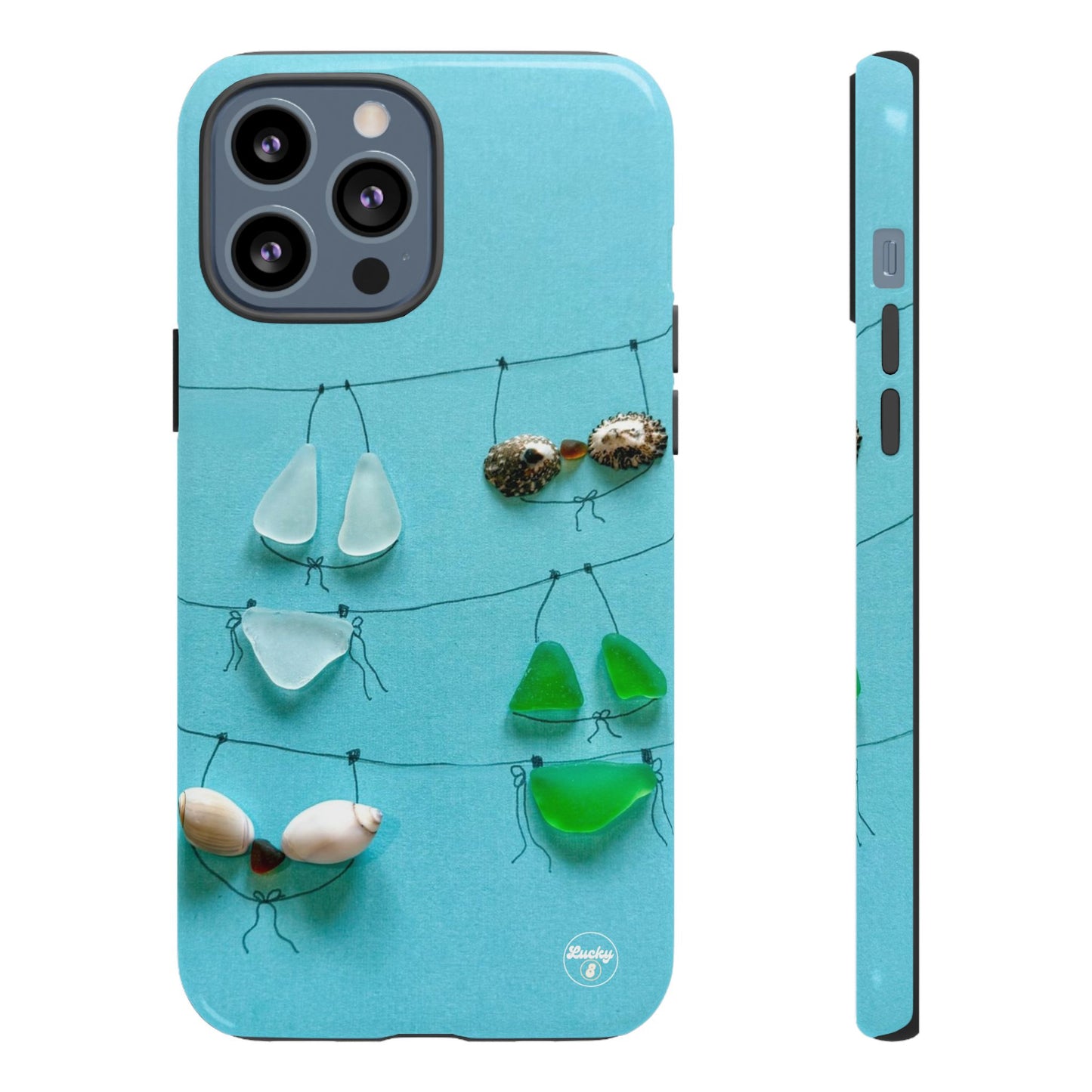 Sea Glass Swimmie iPhone Case