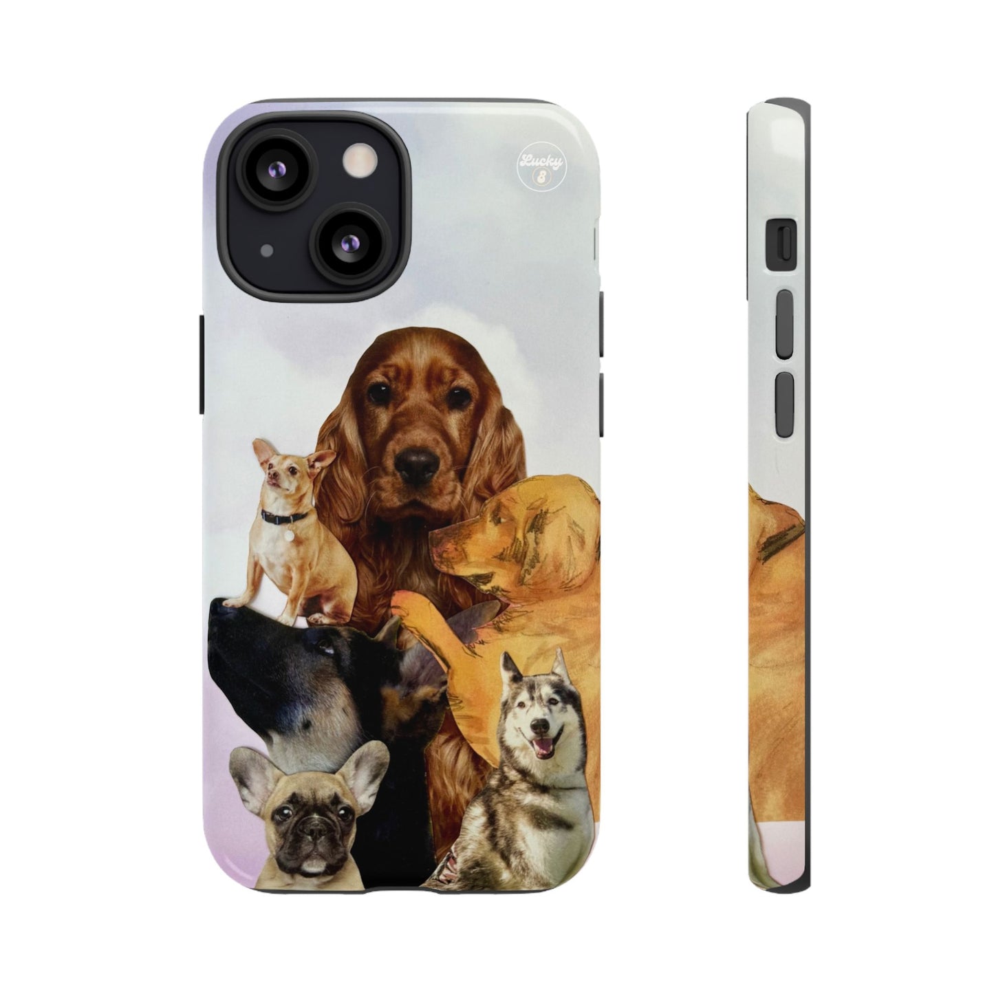 Dog Cuddle iPhone Case