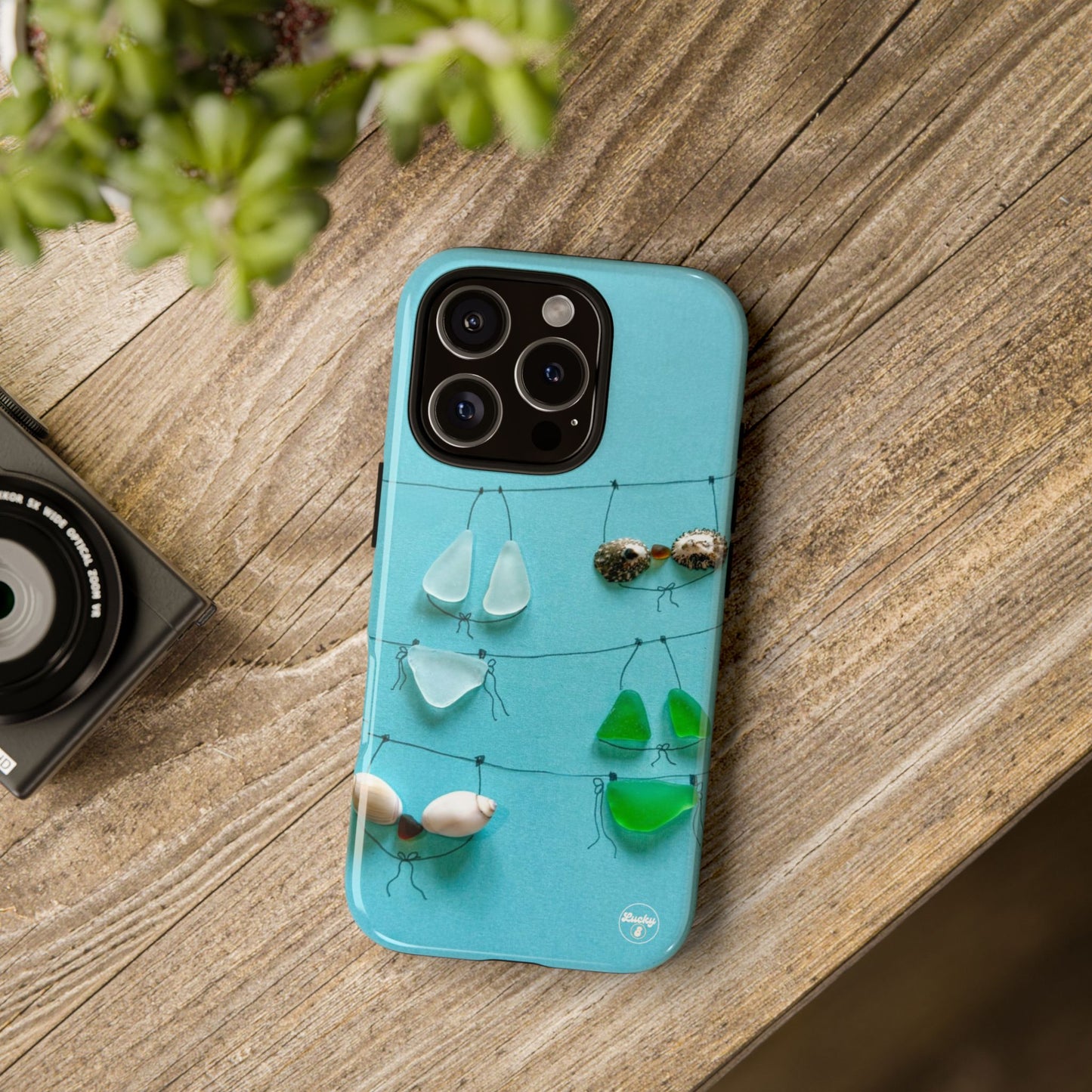 Sea Glass Swimmie iPhone Case