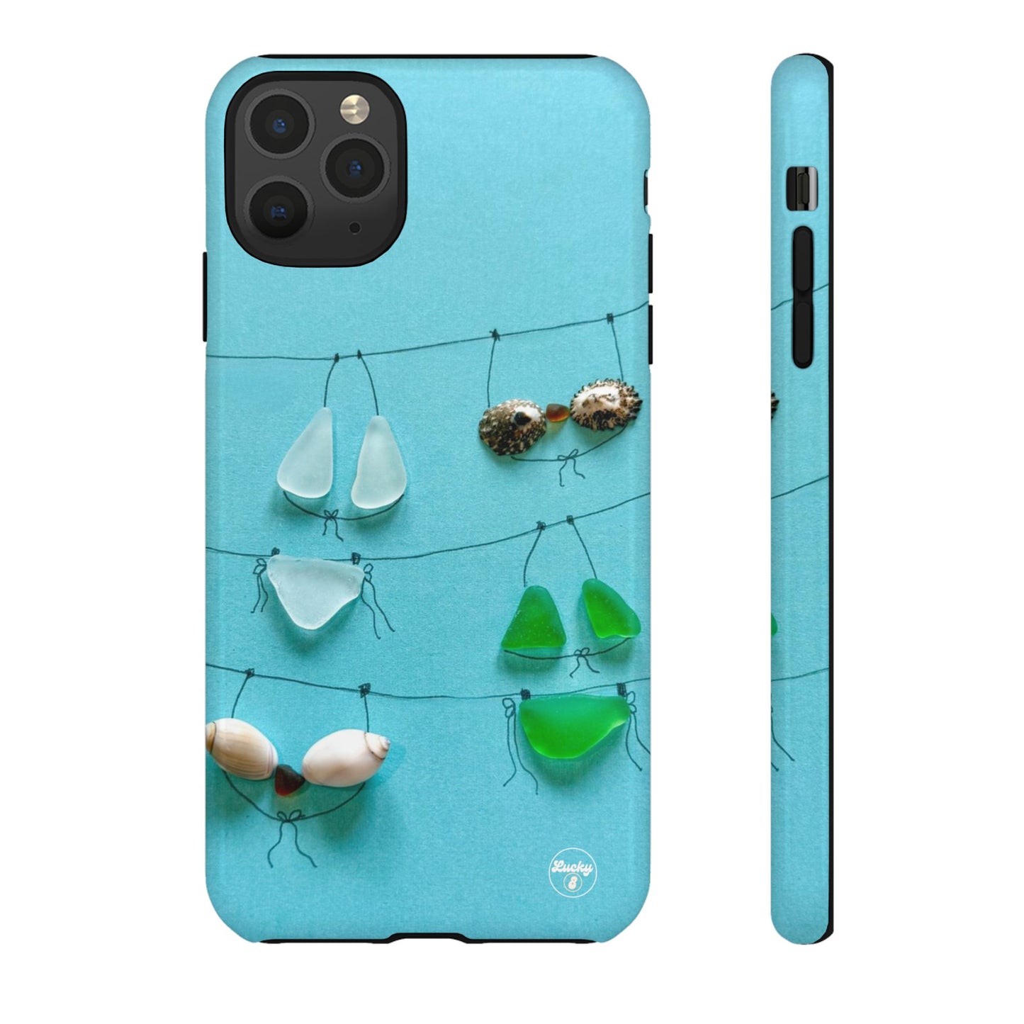 Sea Glass Swimmie iPhone Case