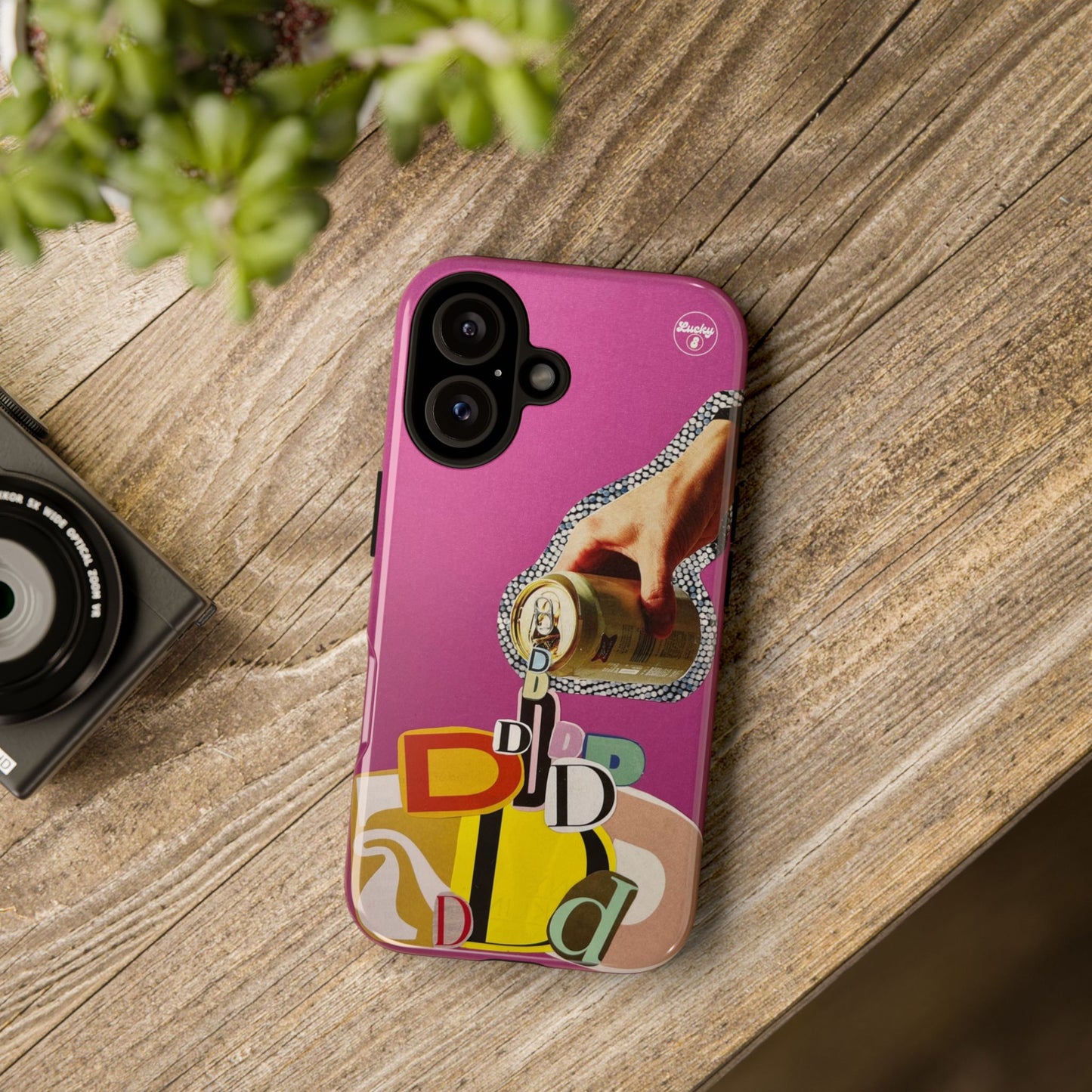 'D' Pour iPhone Case