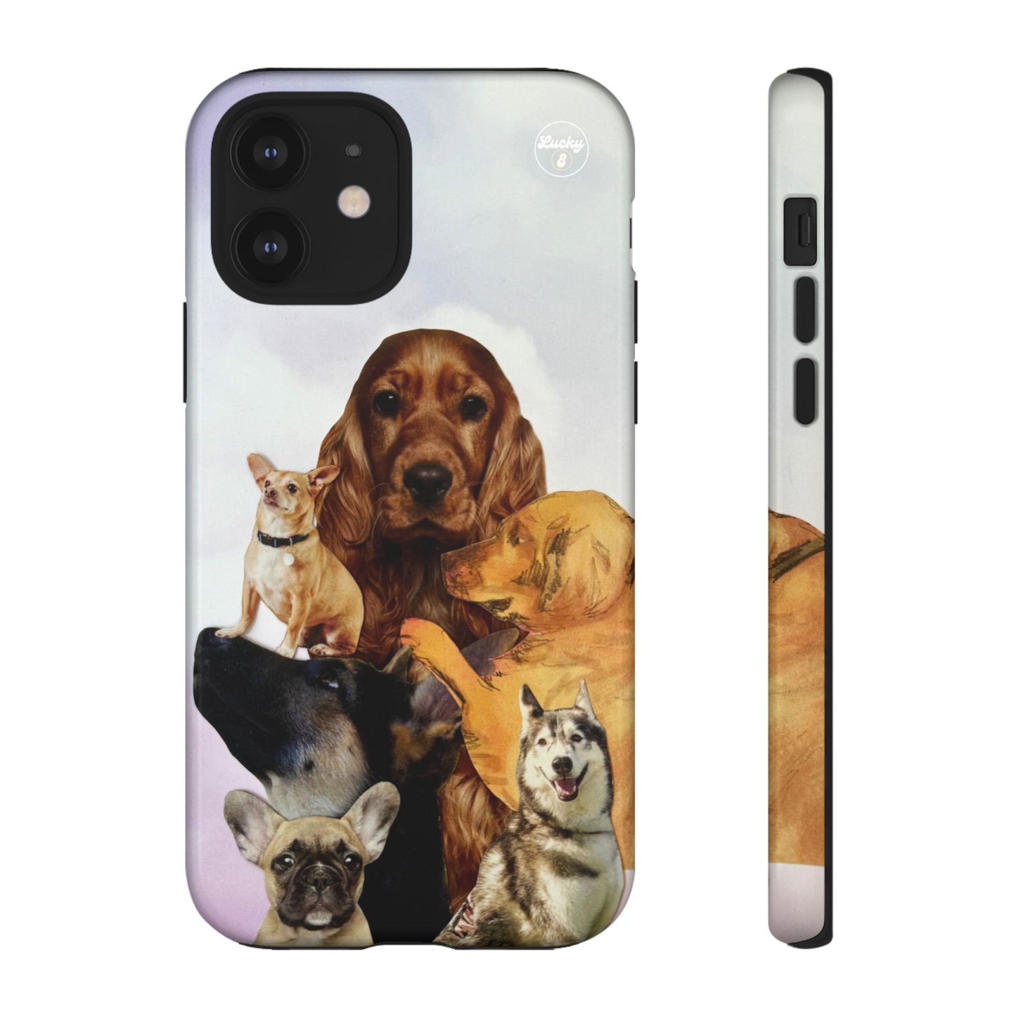 Dog Cuddle iPhone Case