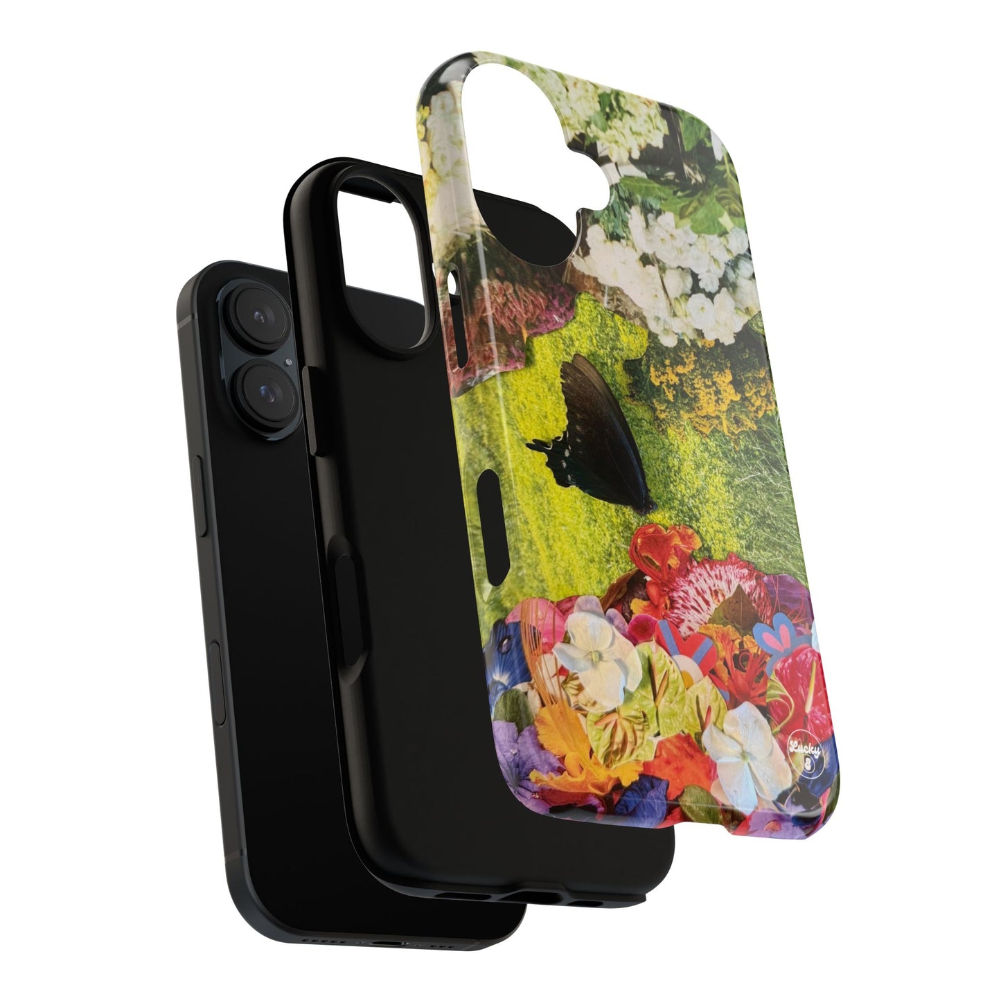 Floral Butterfly iPhone Case