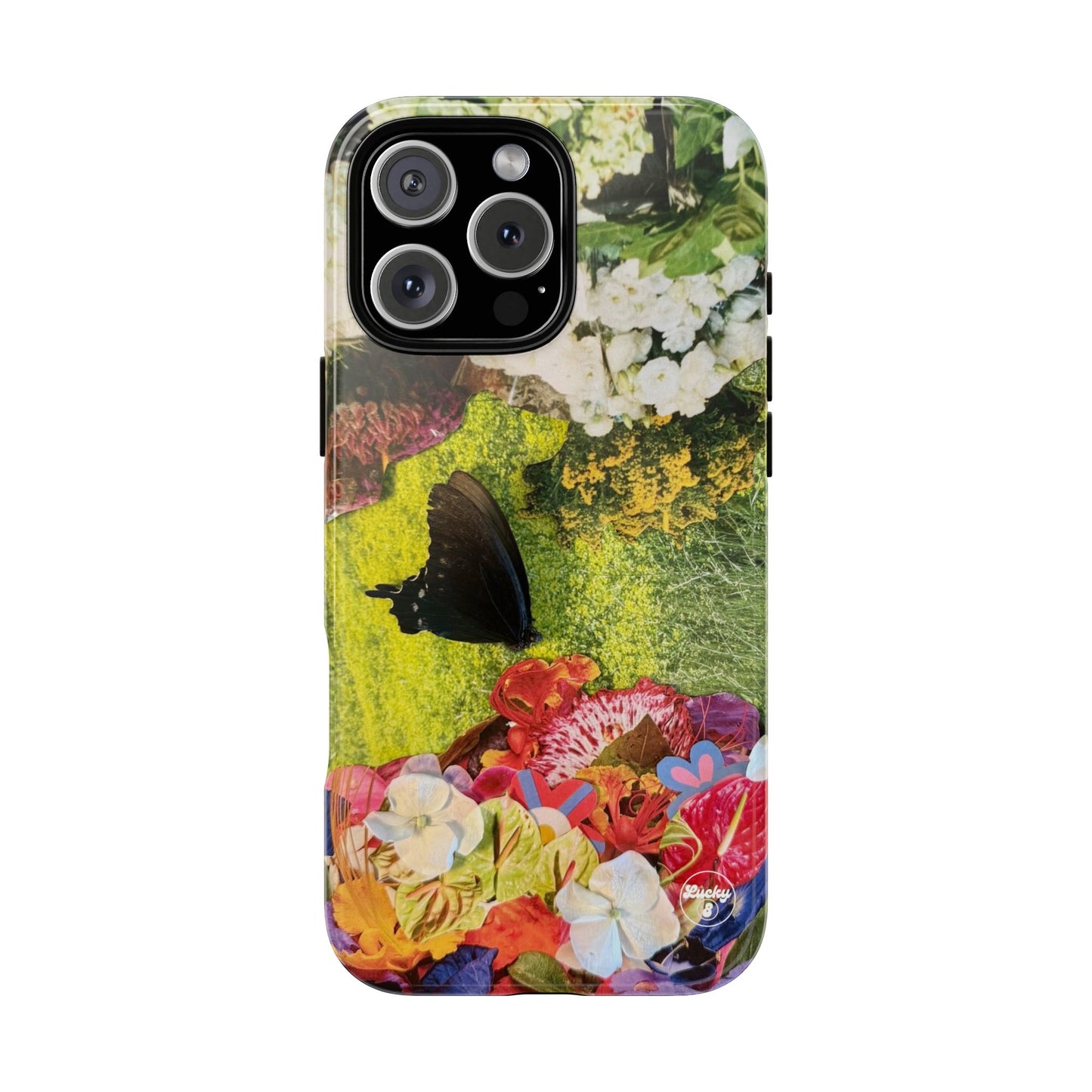 Floral Butterfly iPhone Case