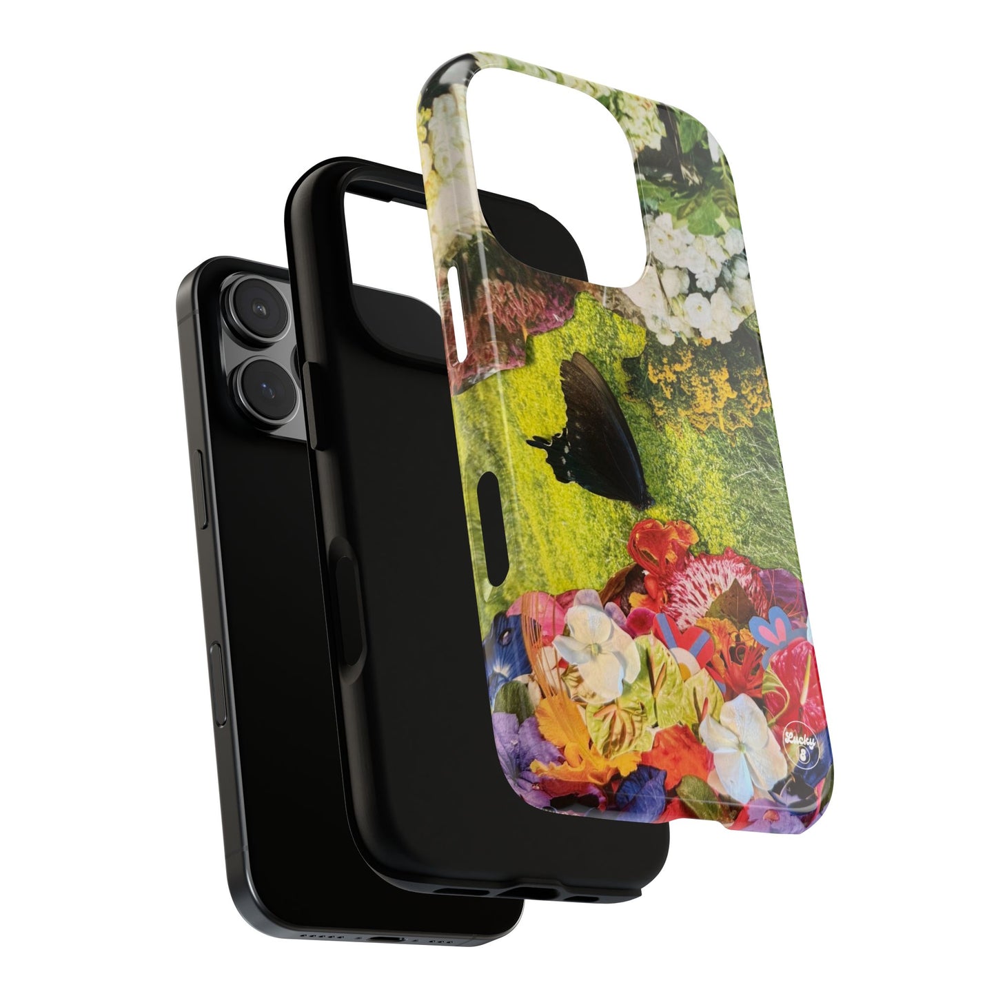 Floral Butterfly iPhone Case