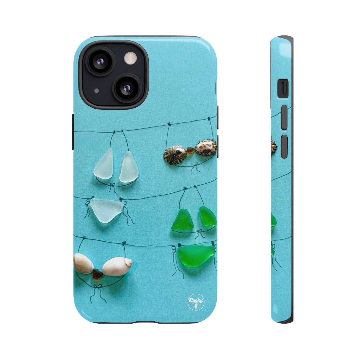 Sea Glass Swimmie iPhone Case