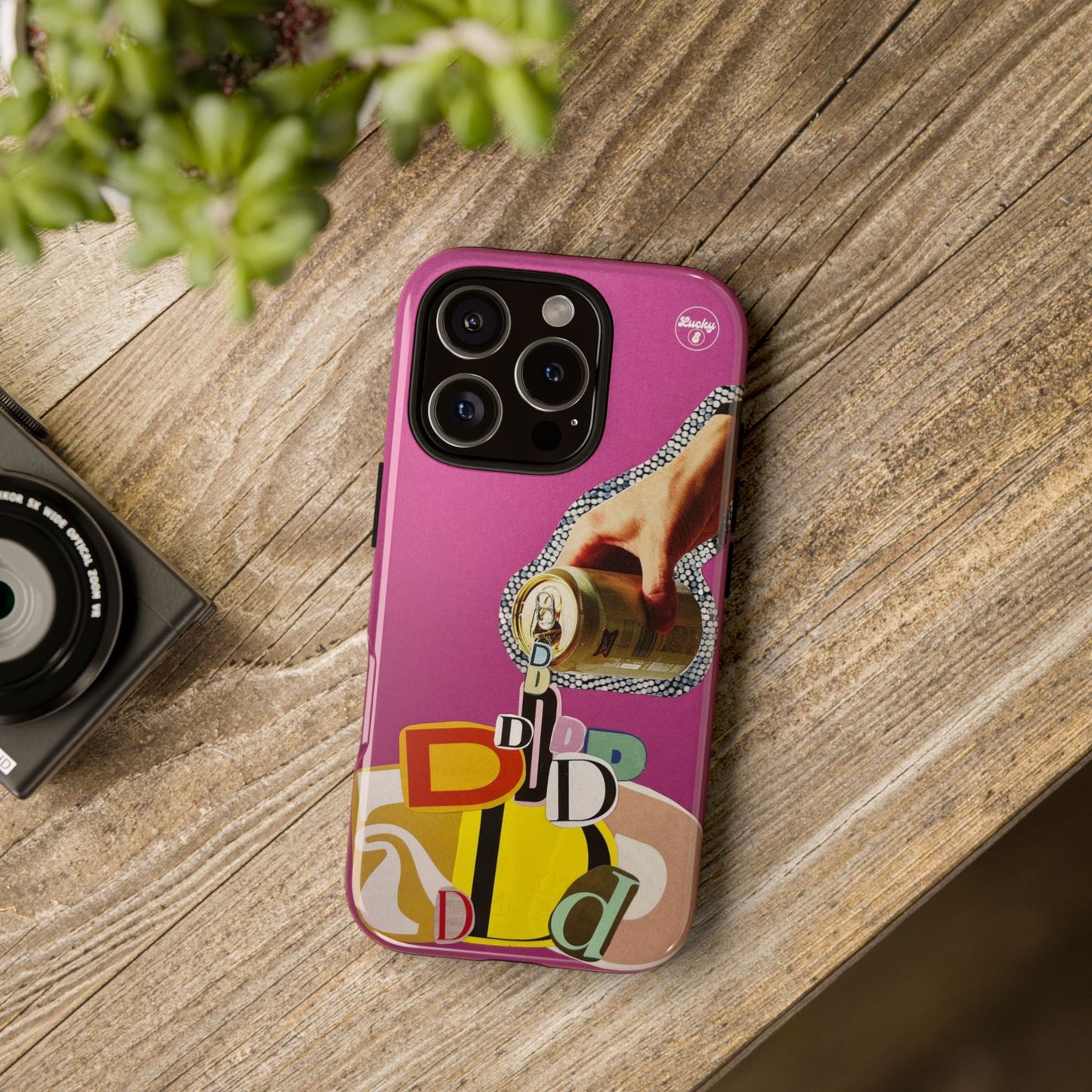 'D' Pour iPhone Case