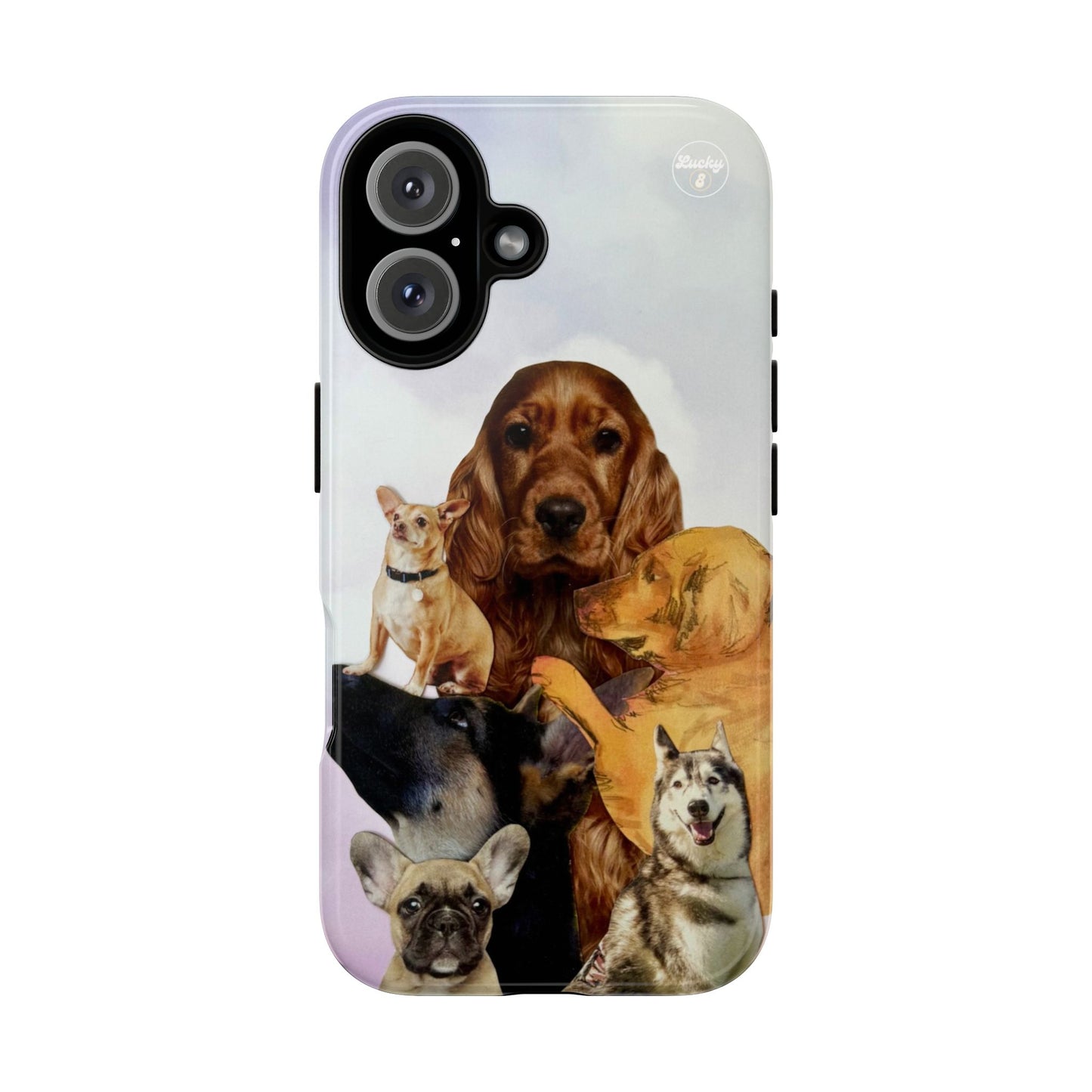 Dog Cuddle iPhone Case