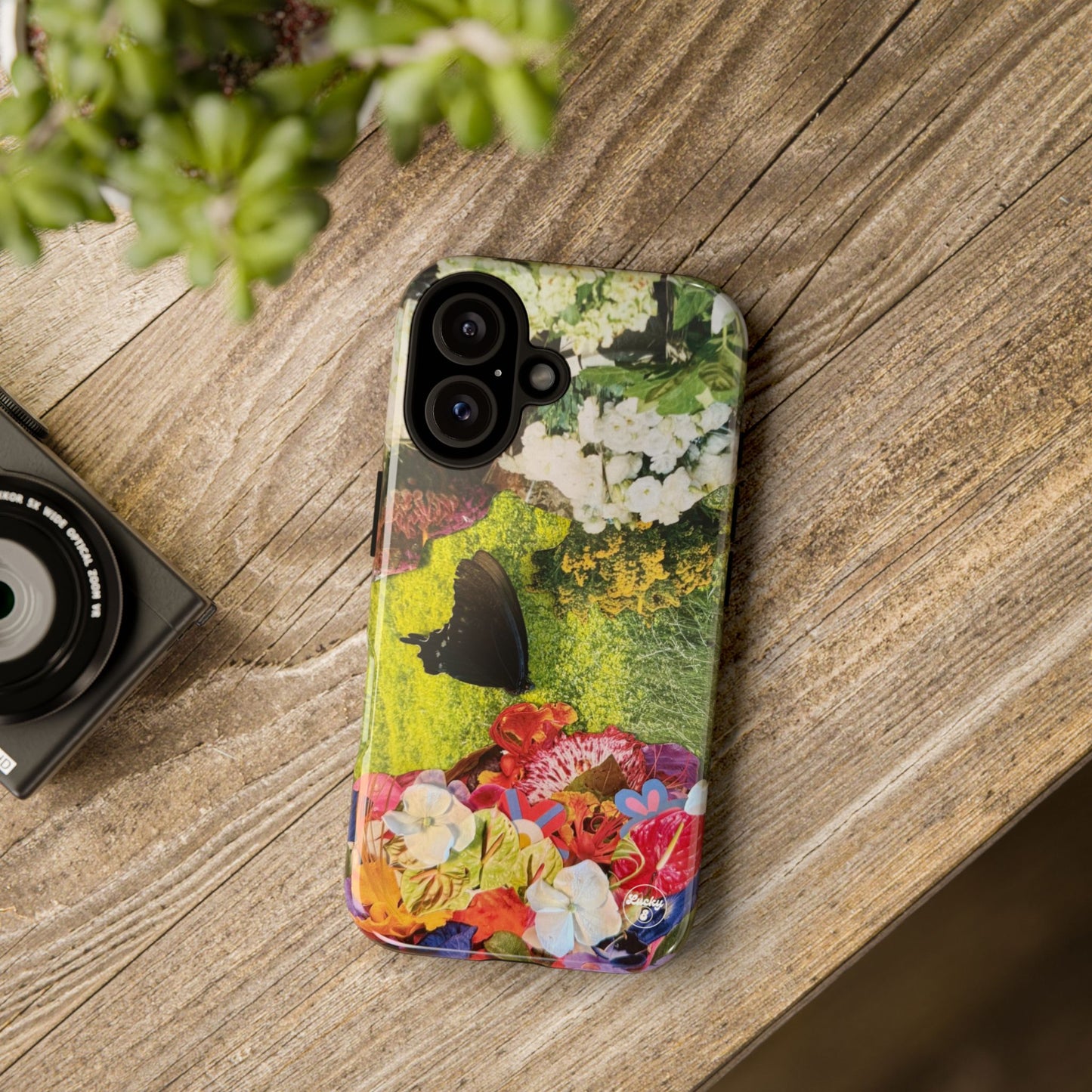 Floral Butterfly iPhone Case