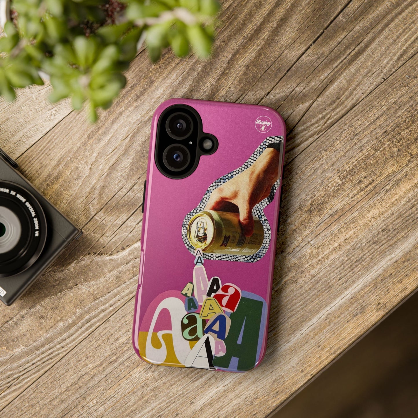 'A' Pour iPhone Case