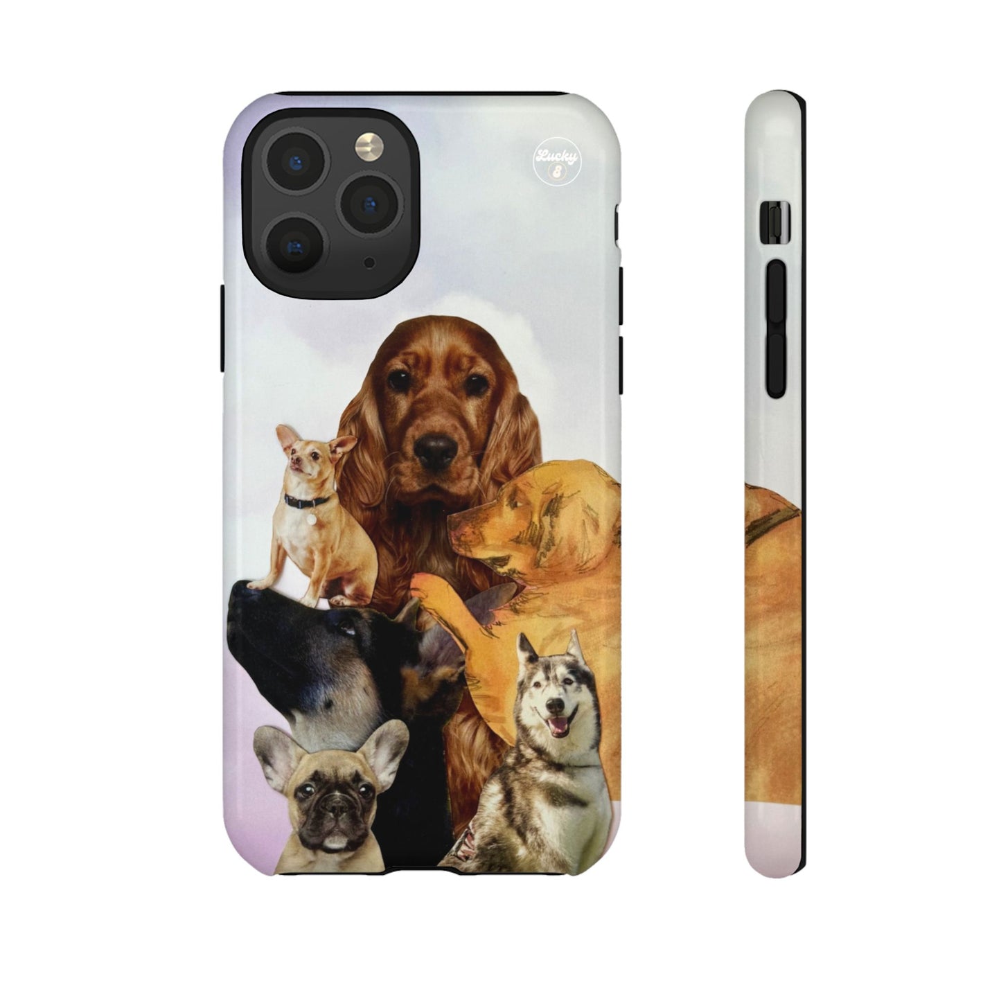 Dog Cuddle iPhone Case
