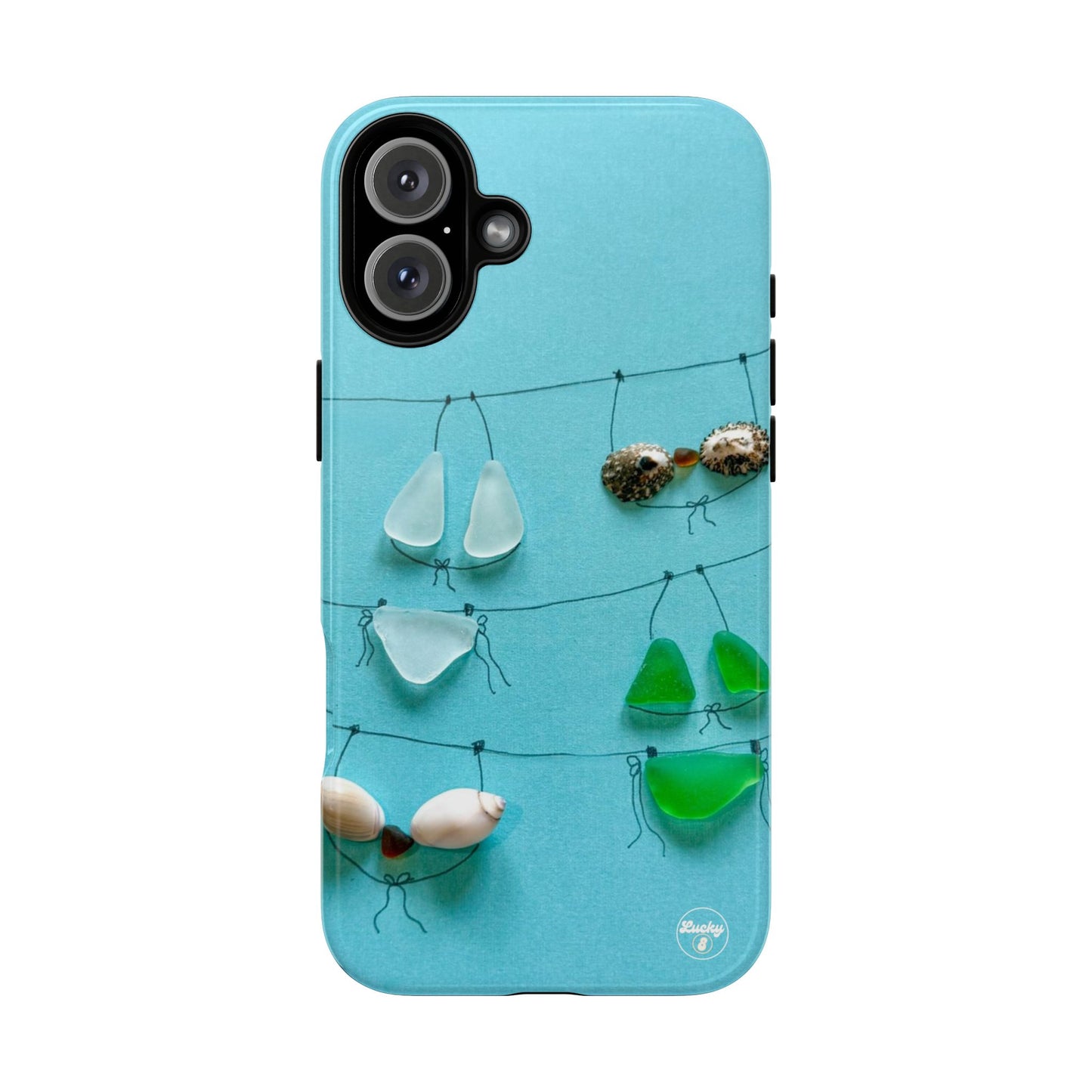Sea Glass Swimmie iPhone Case