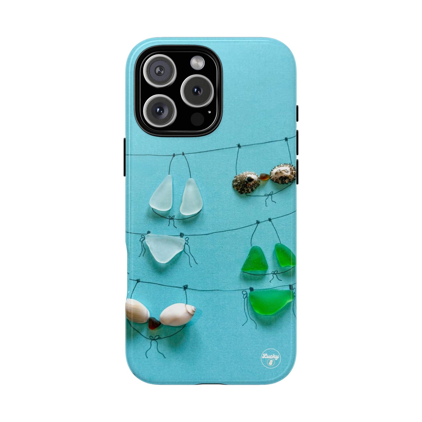 Sea Glass Swimmie iPhone Case