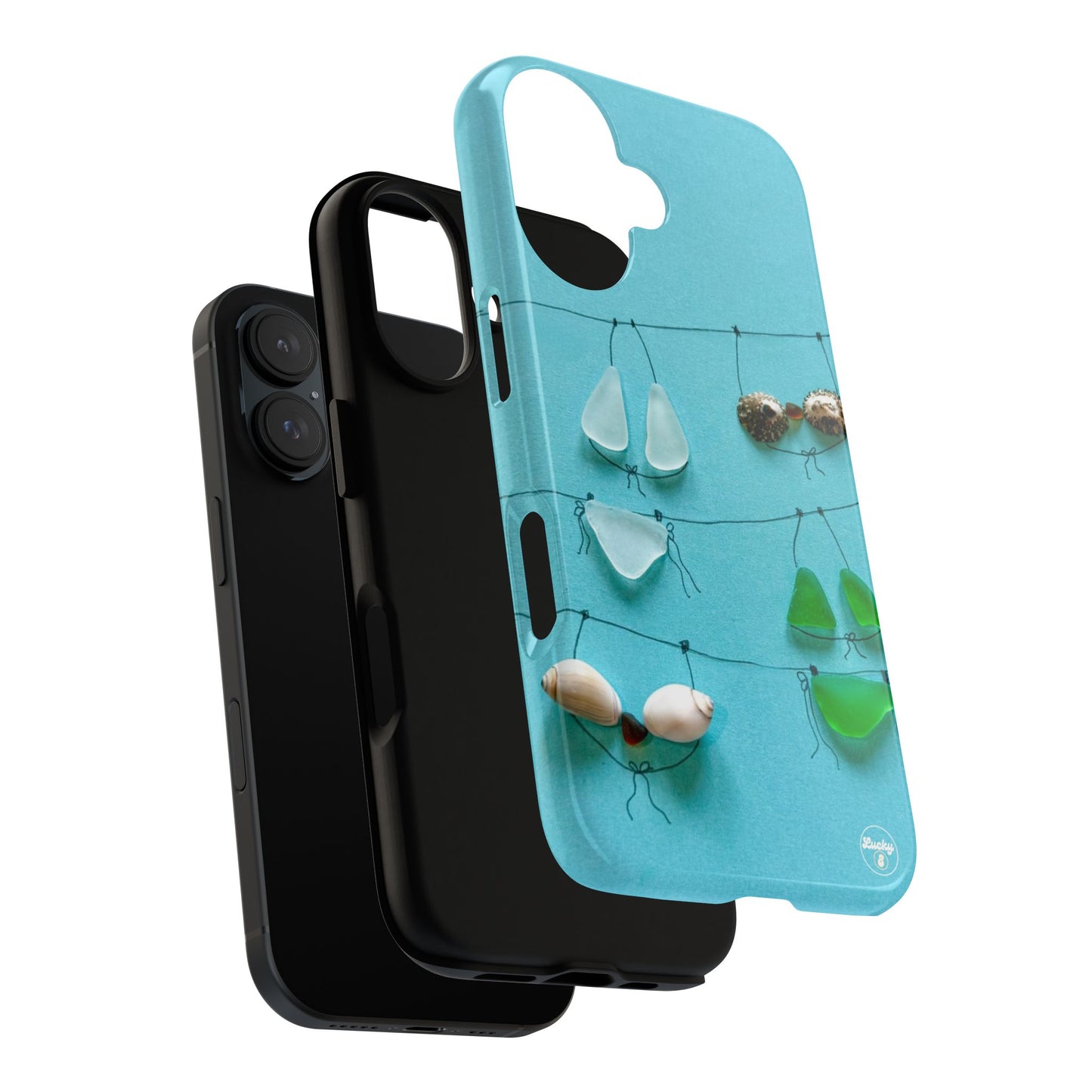 Sea Glass Swimmie iPhone Case