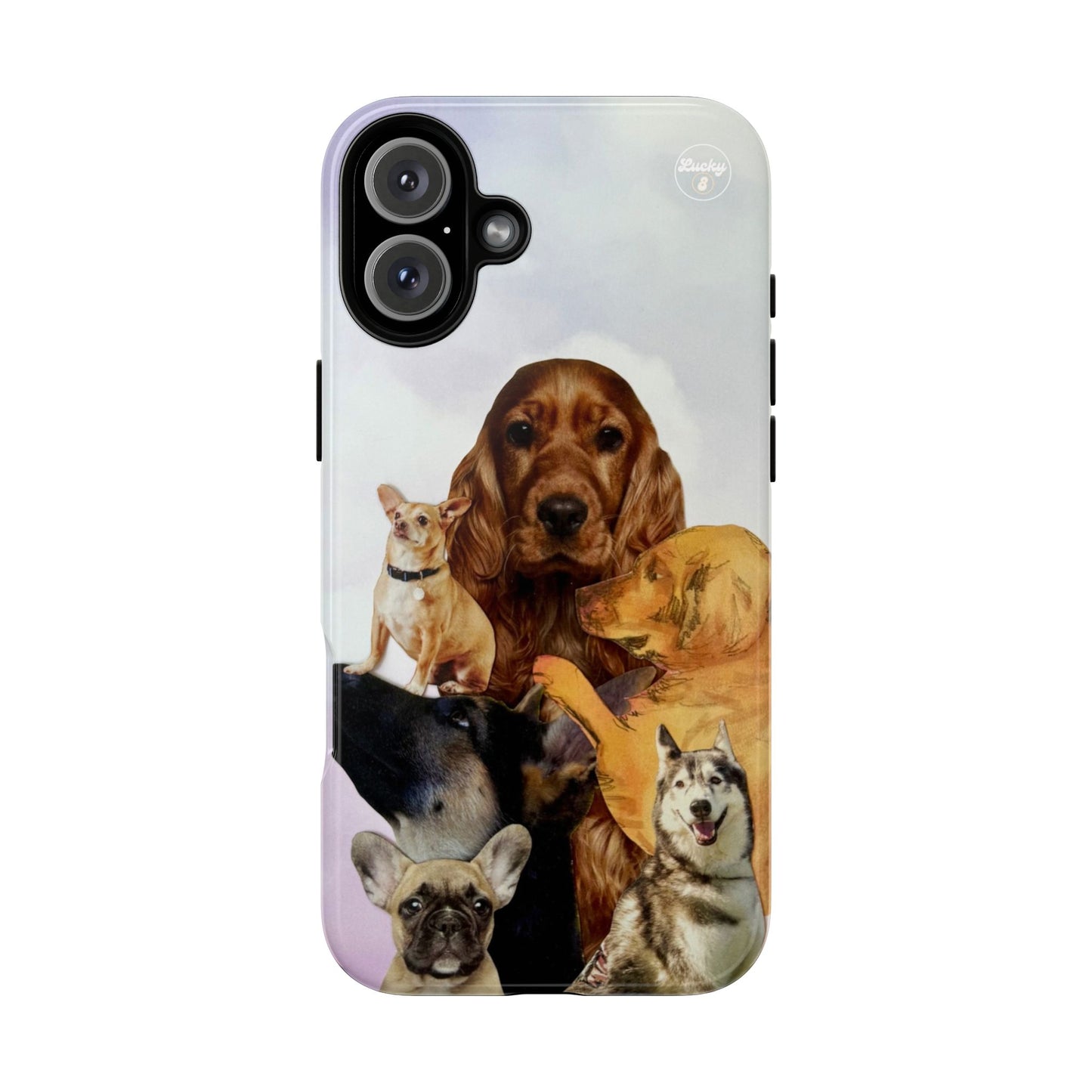 Dog Cuddle iPhone Case
