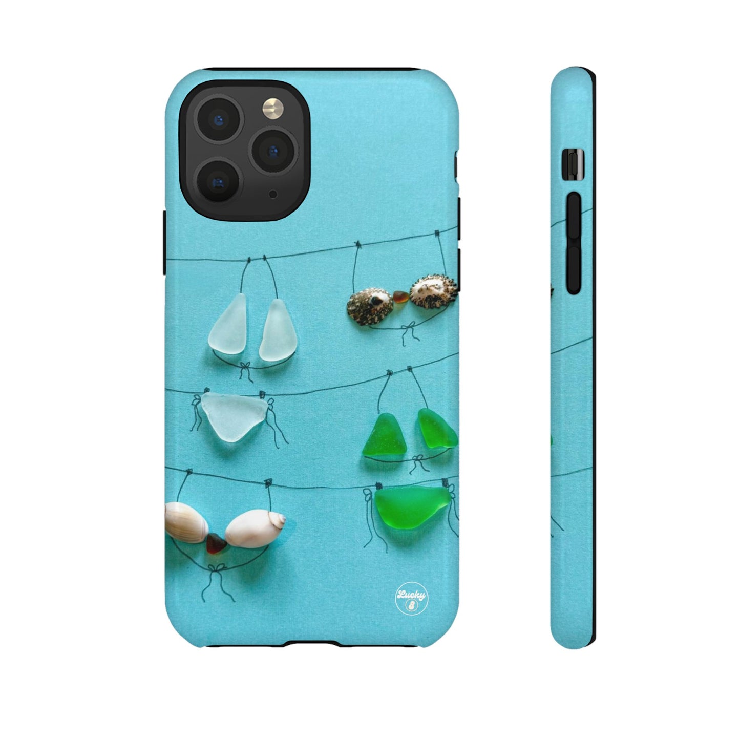 Sea Glass Swimmie iPhone Case