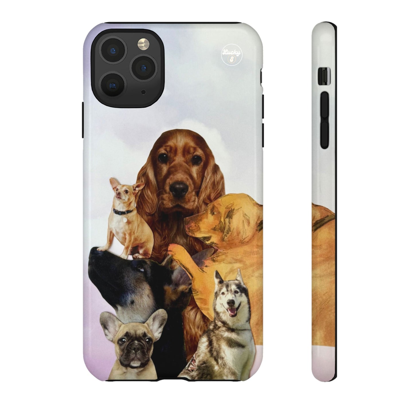 Dog Cuddle iPhone Case