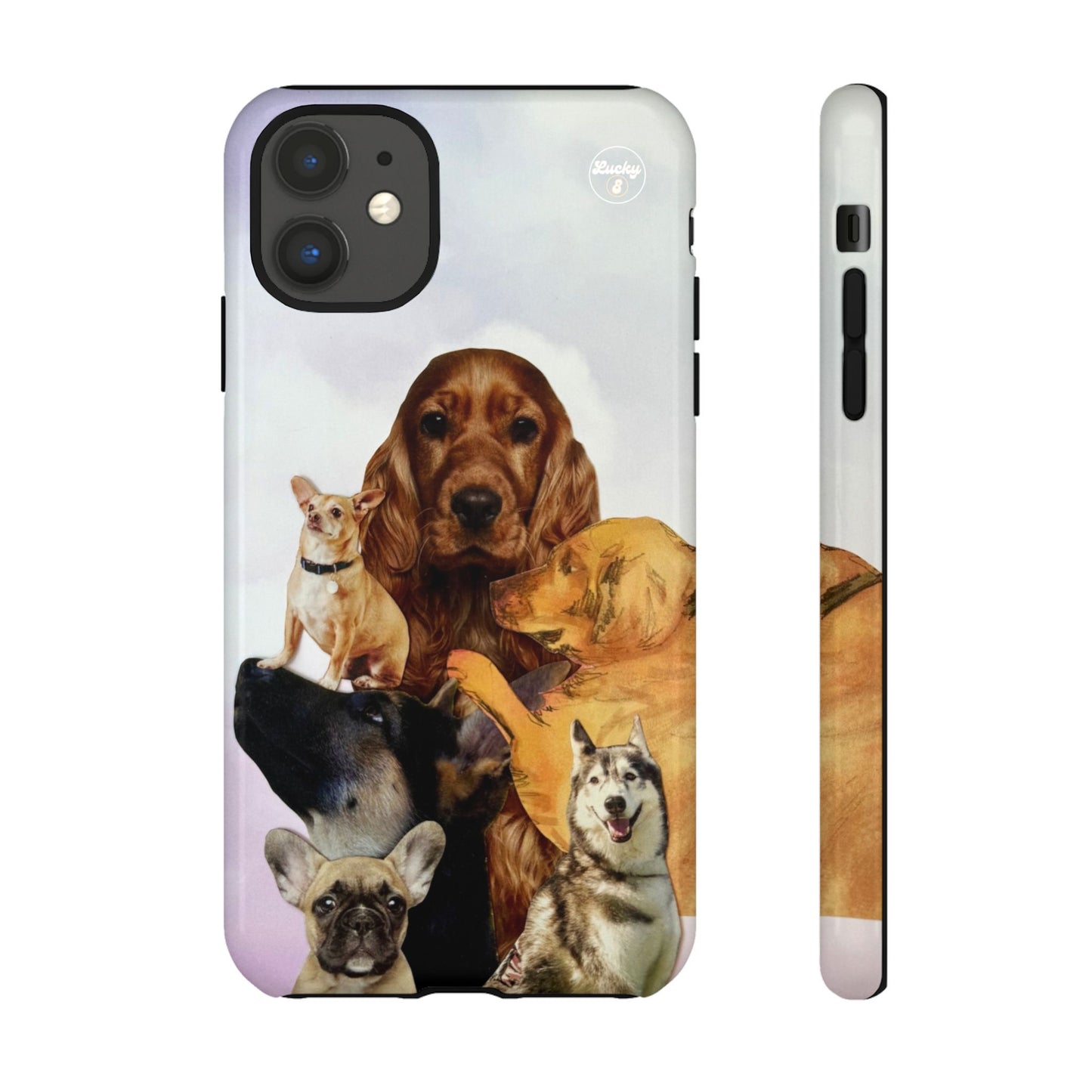 Dog Cuddle iPhone Case