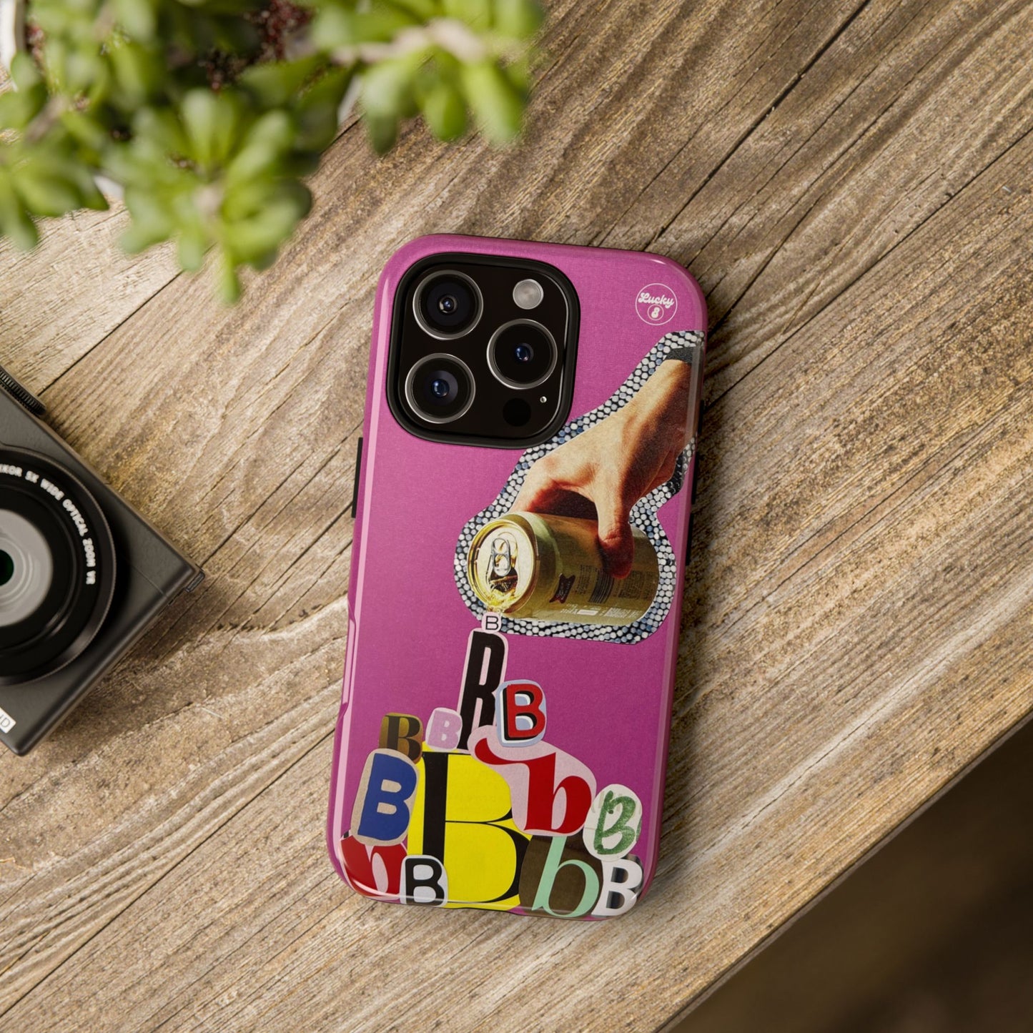 'B' Pour iPhone Case