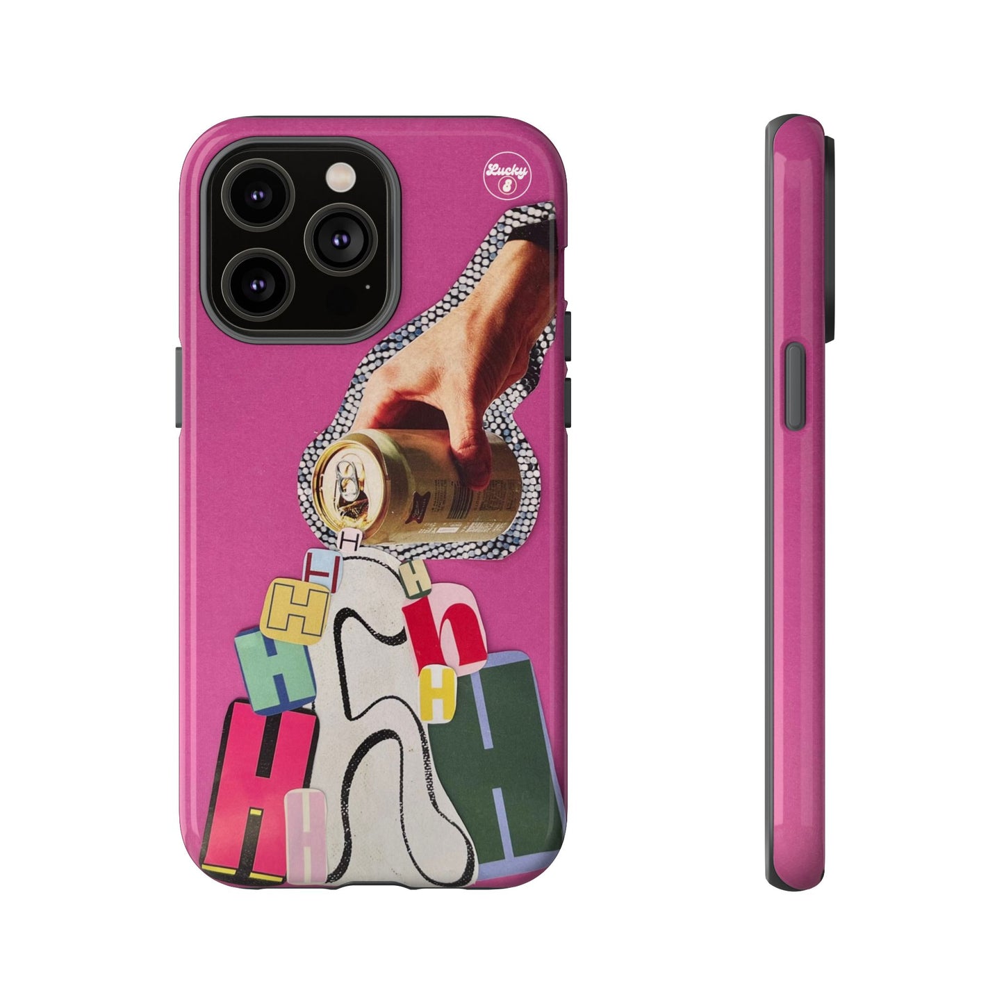 'H' Pour iPhone Case