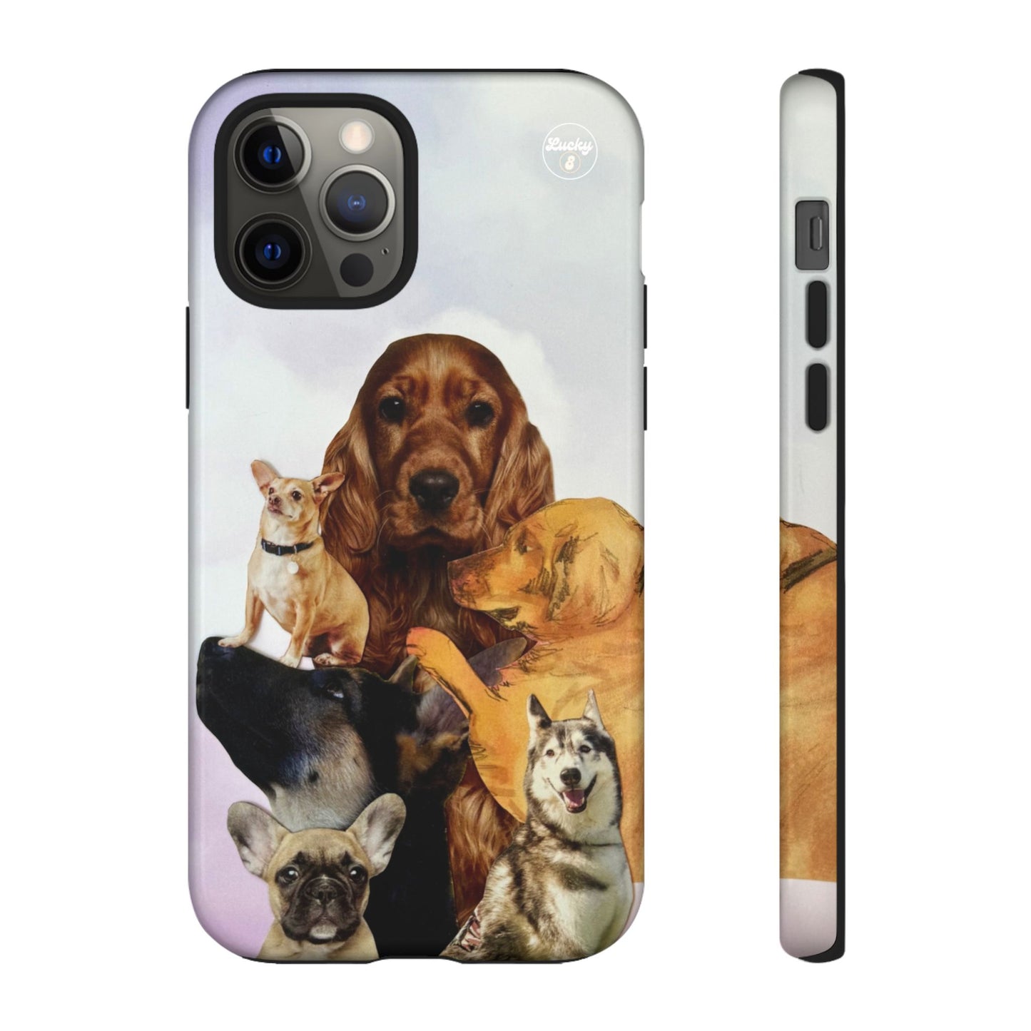 Dog Cuddle iPhone Case