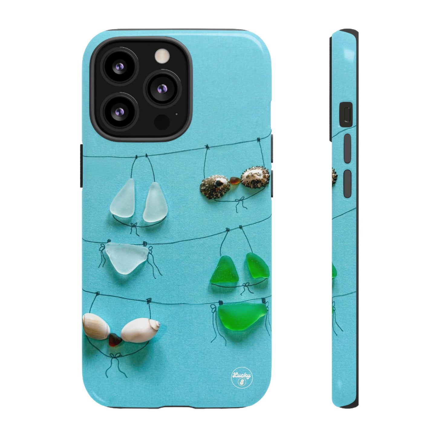 Sea Glass Swimmie iPhone Case
