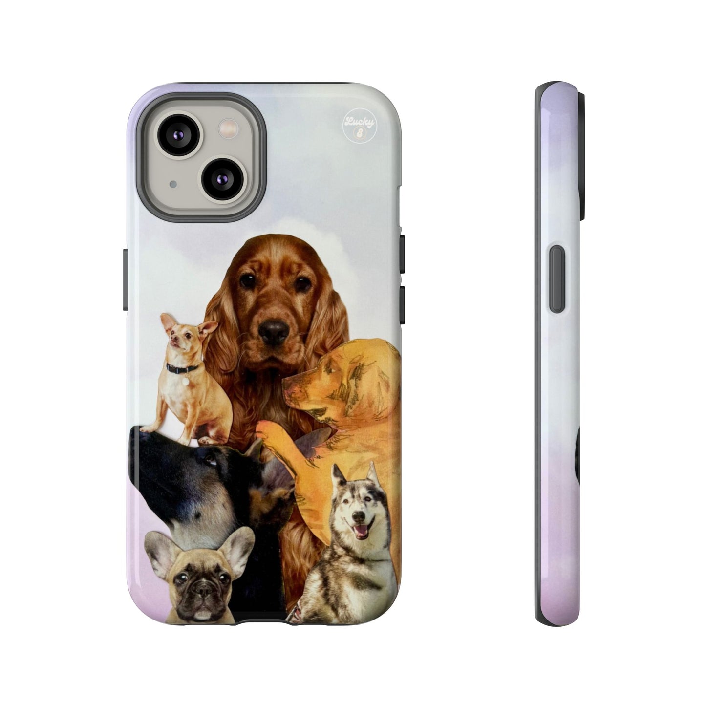 Dog Cuddle iPhone Case