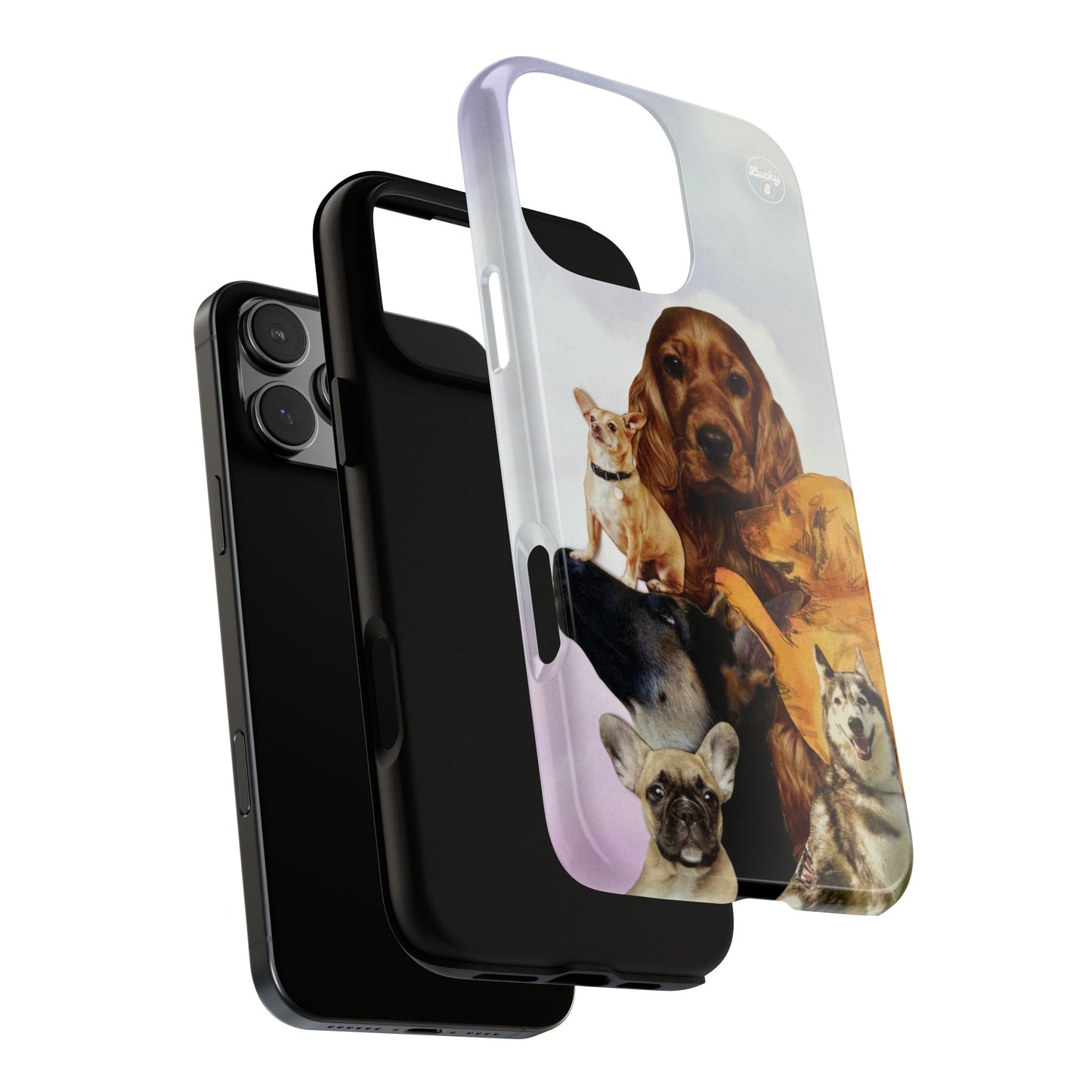 Dog Cuddle iPhone Case