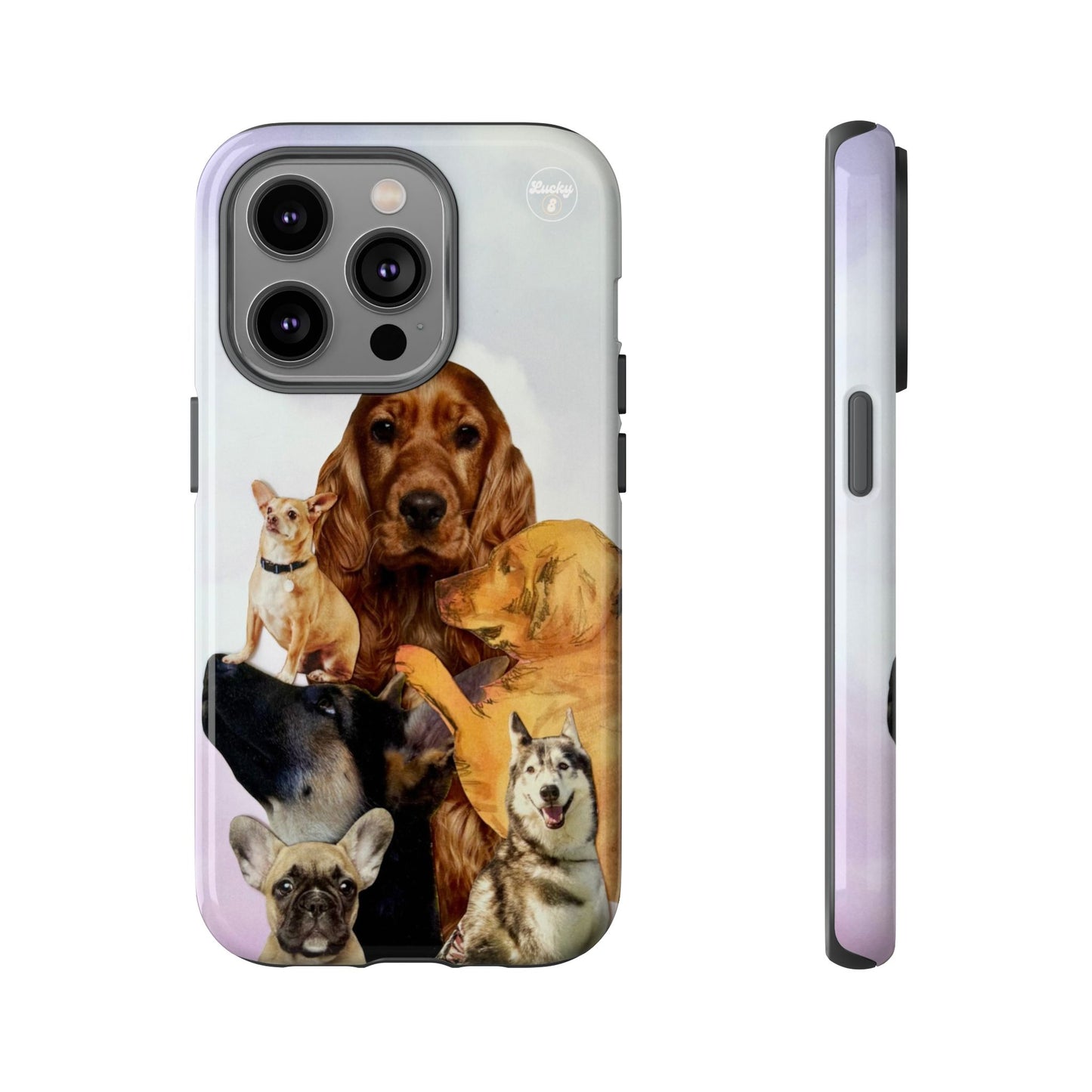 Dog Cuddle iPhone Case