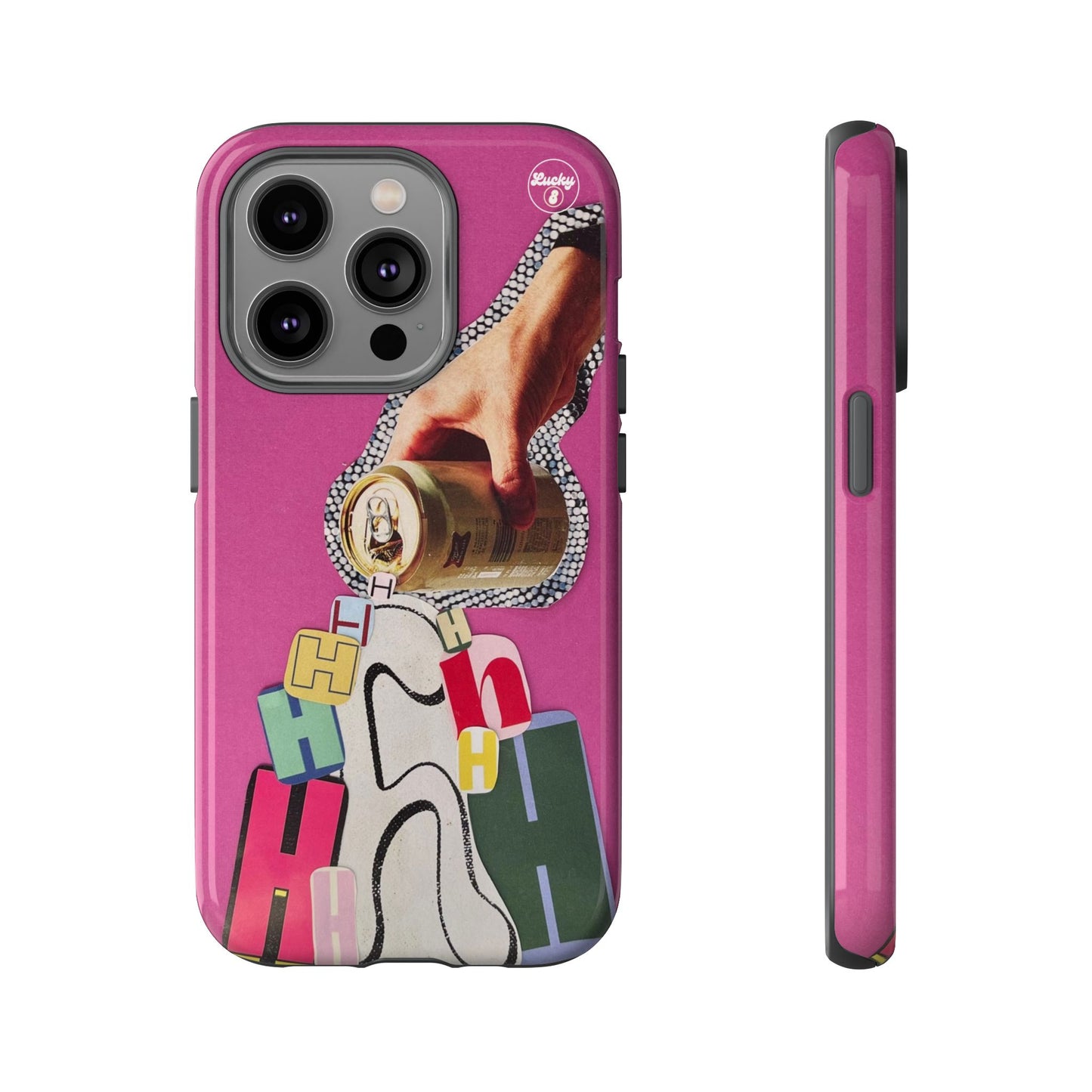 'H' Pour iPhone Case