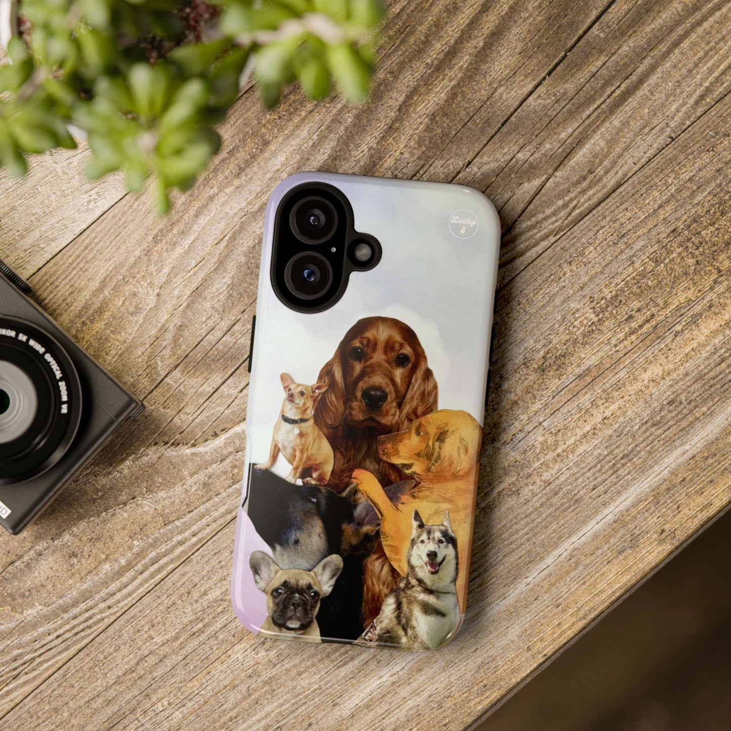 Dog Cuddle iPhone Case