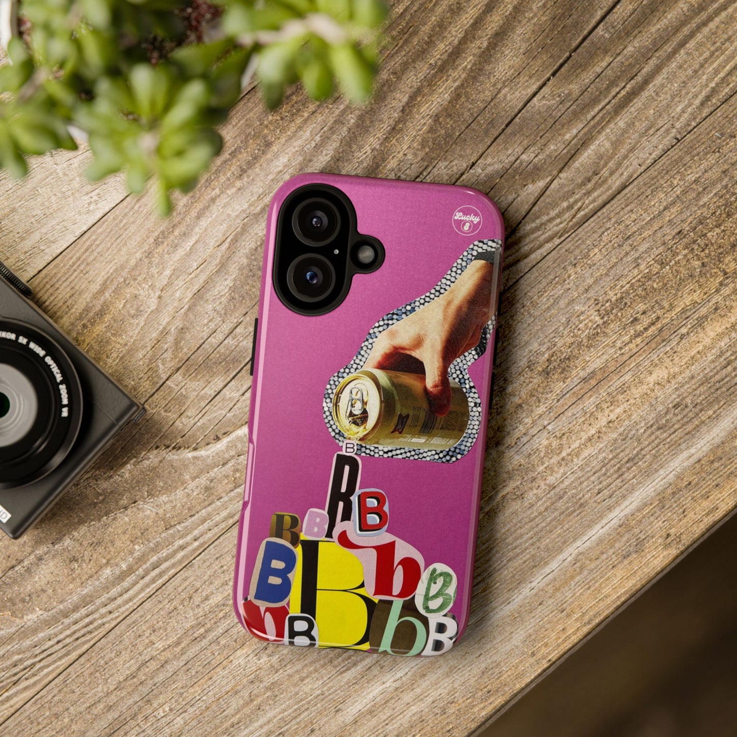 'B' Pour iPhone Case