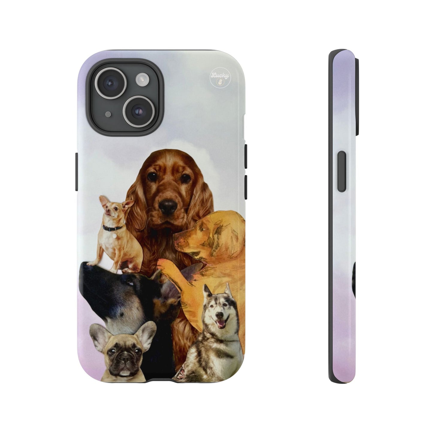 Dog Cuddle iPhone Case