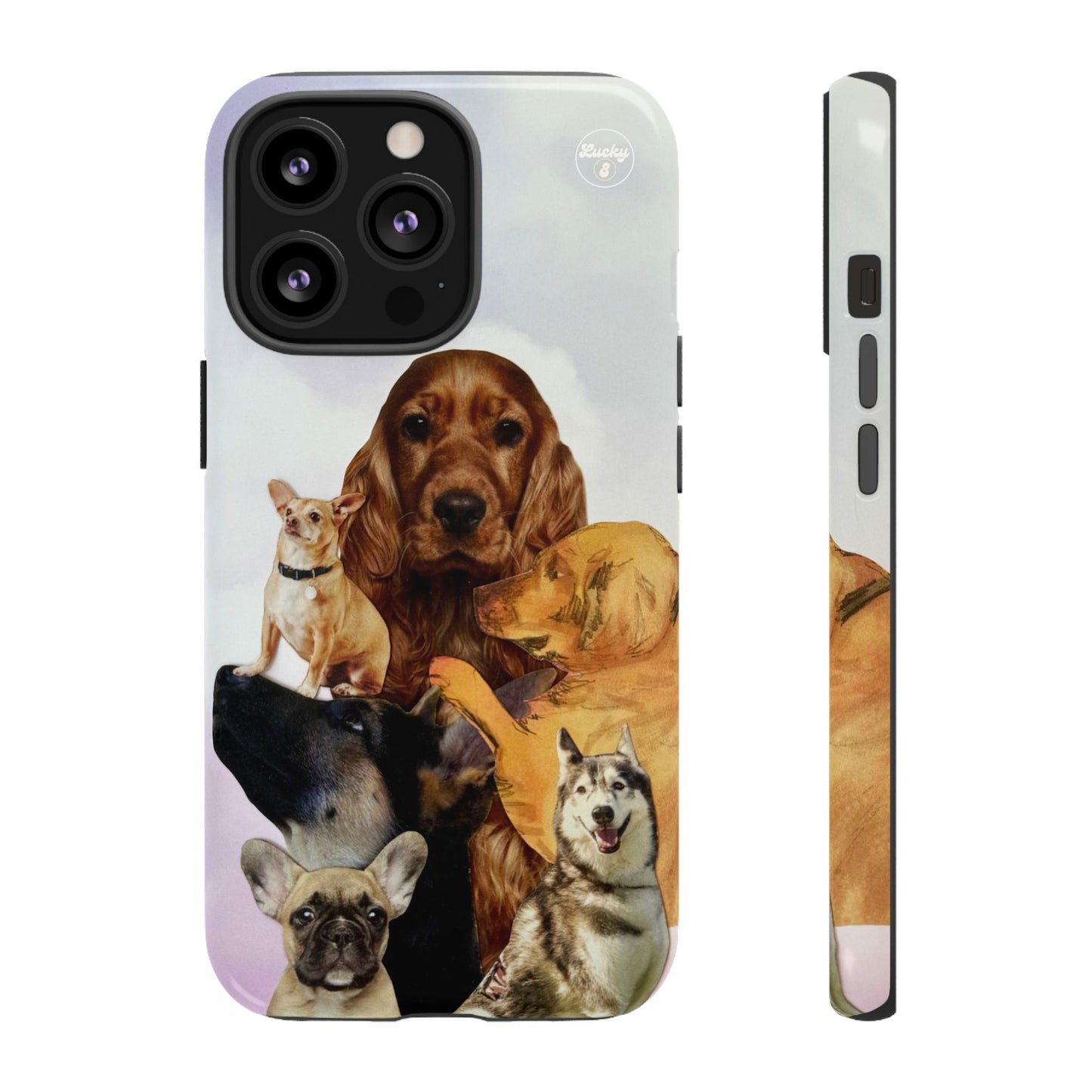 Dog Cuddle iPhone Case