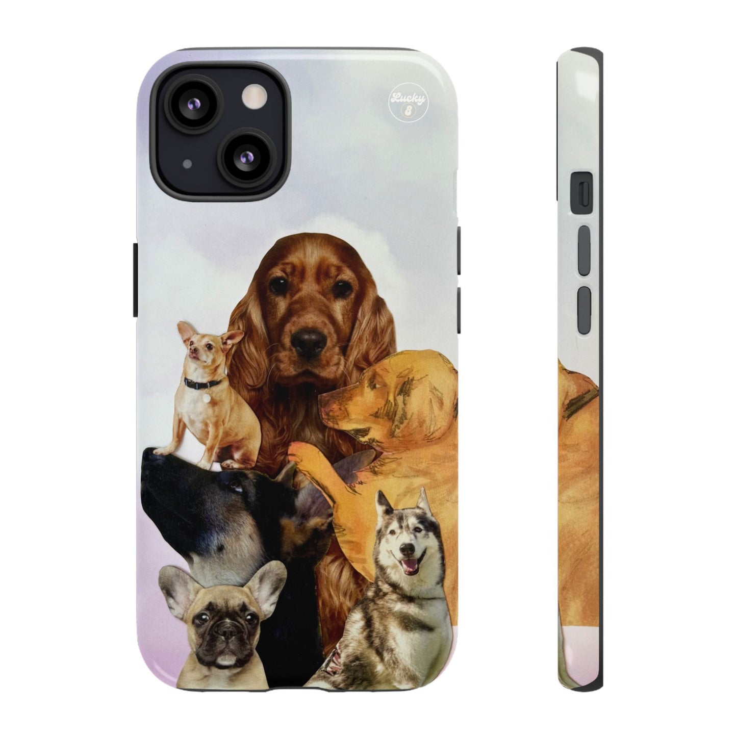 Dog Cuddle iPhone Case