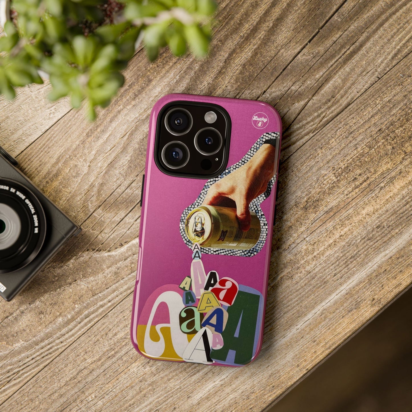 'A' Pour iPhone Case