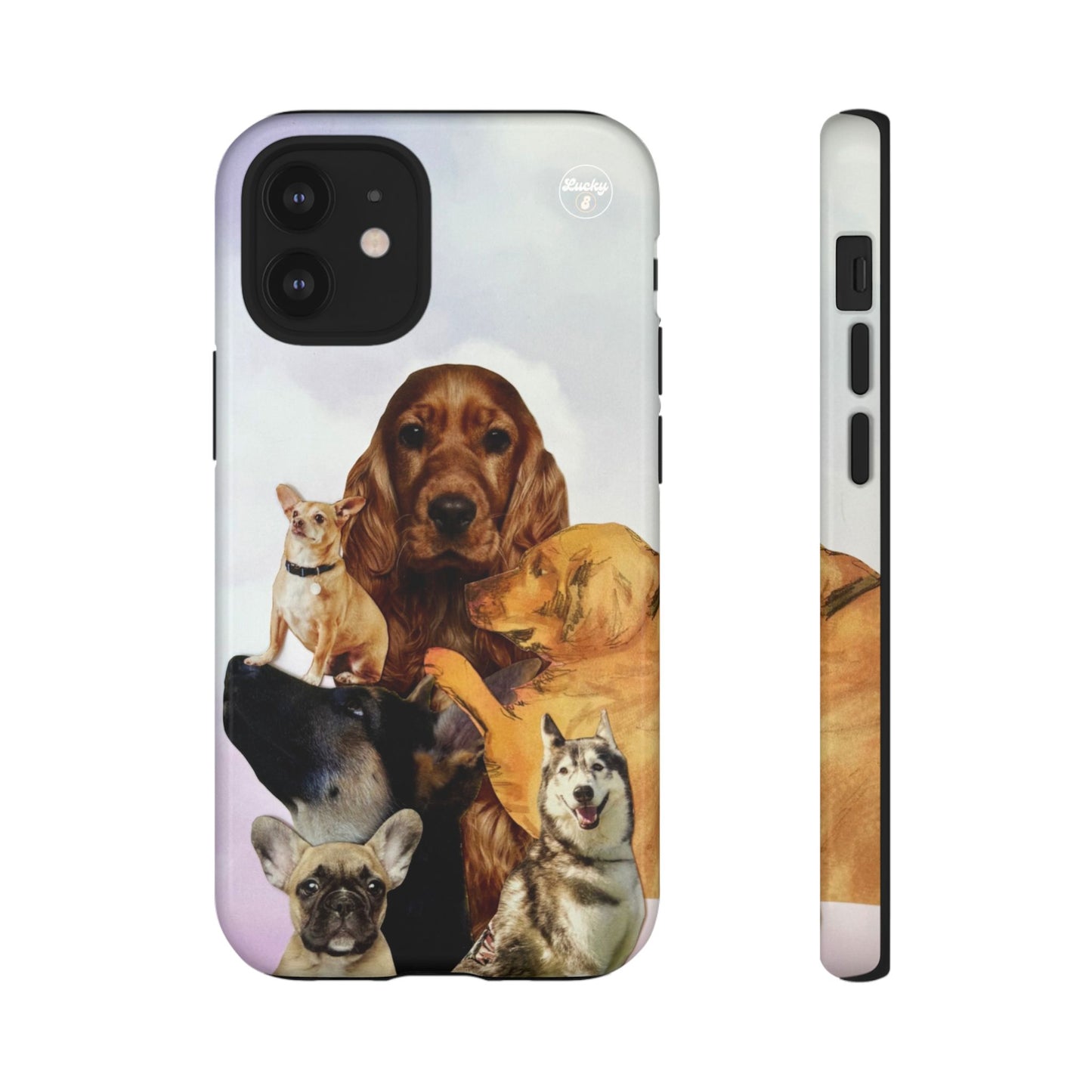 Dog Cuddle iPhone Case