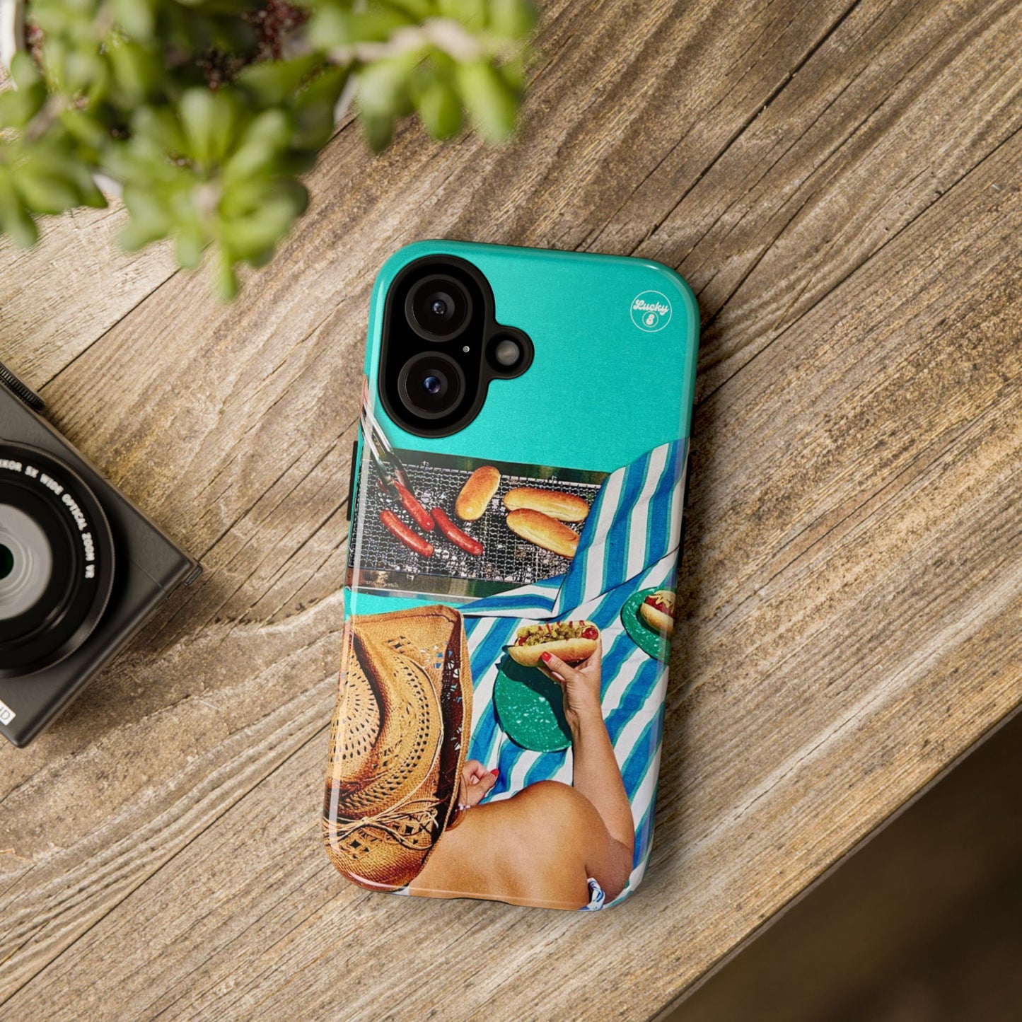 The Summertime Grill Out iPhone Case