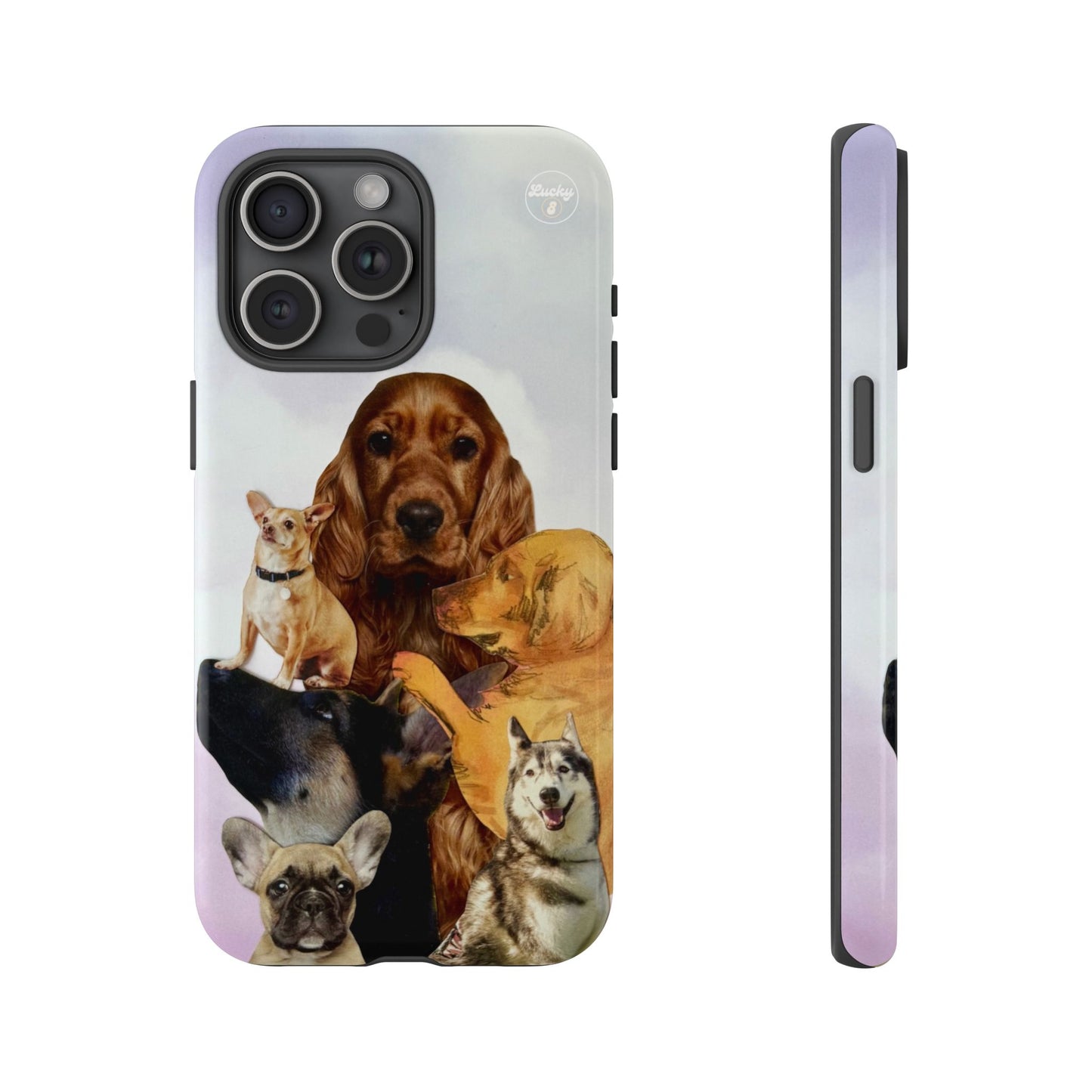 Dog Cuddle iPhone Case