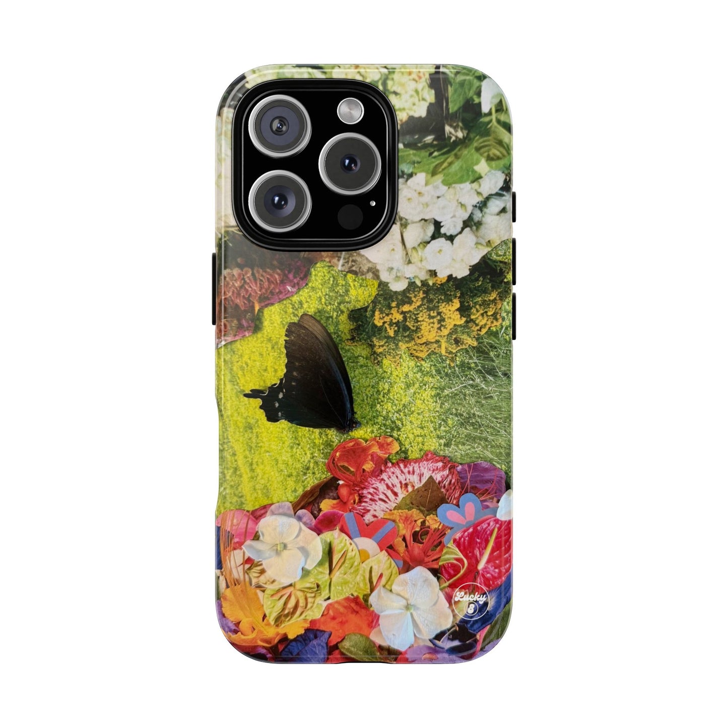 Floral Butterfly iPhone Case