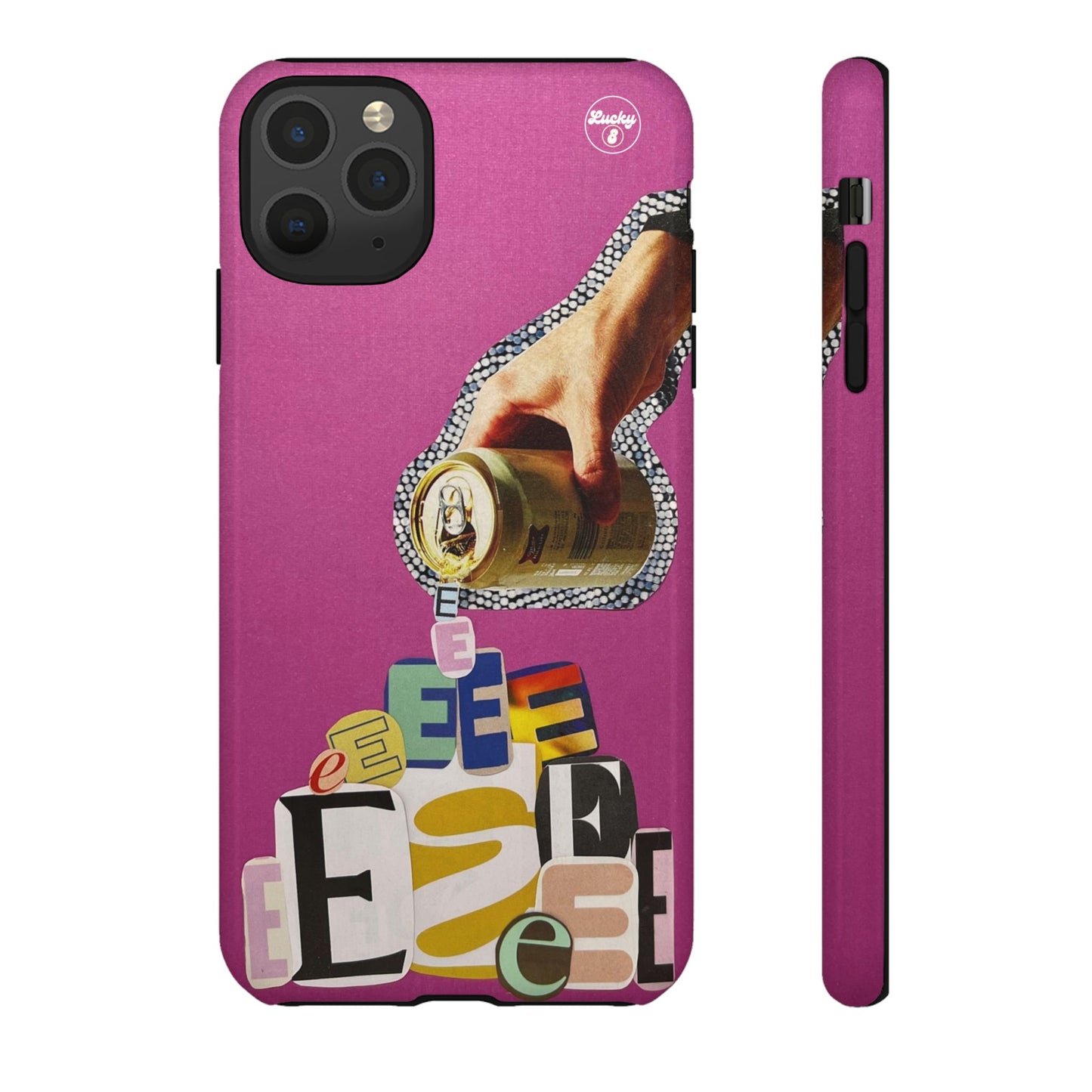 'E' Pour iPhone Case