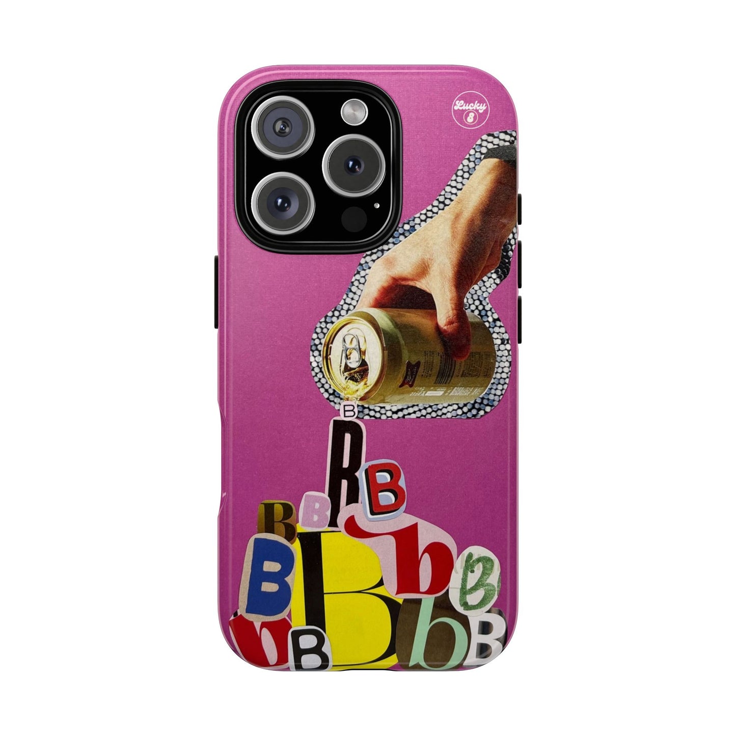 'B' Pour iPhone Case