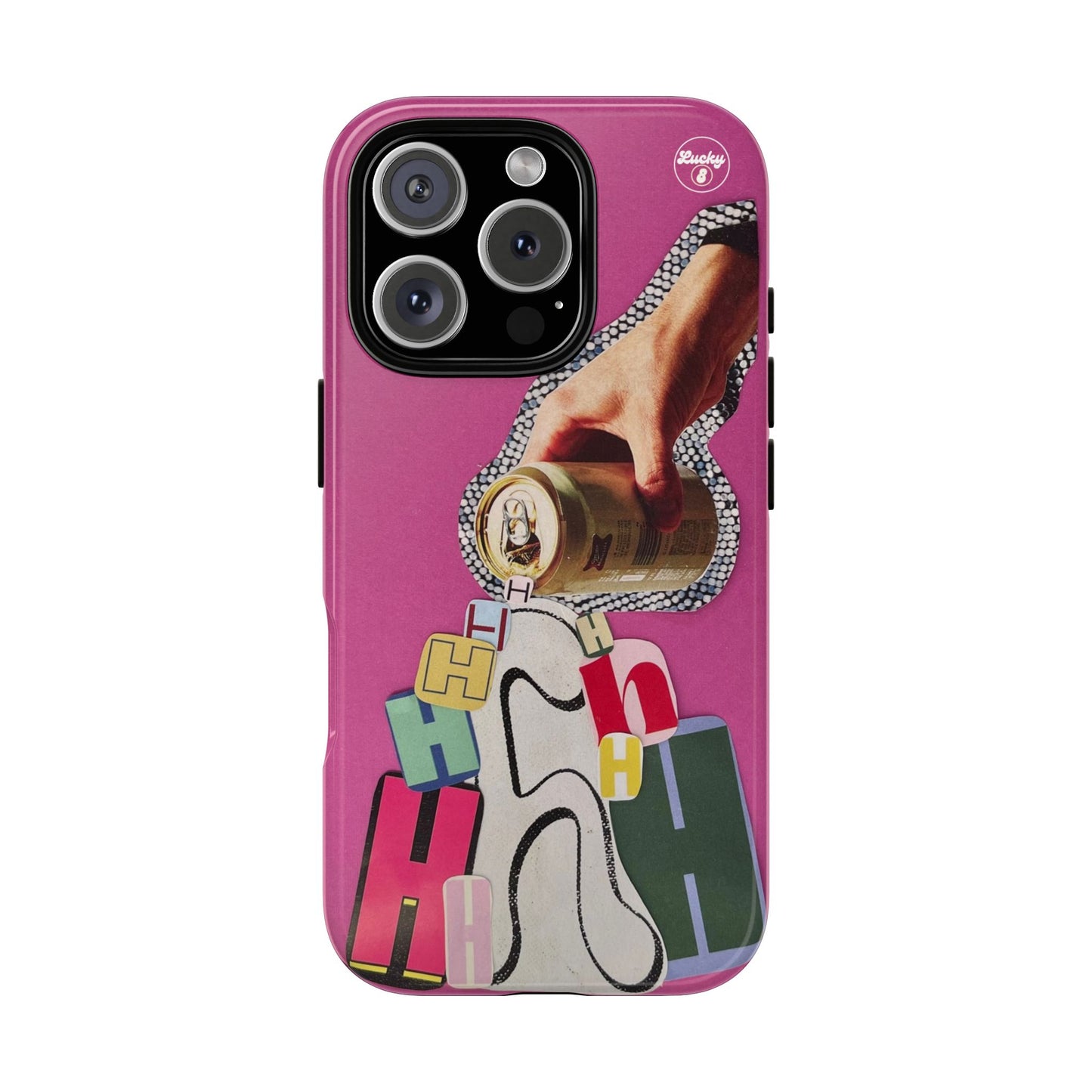 'H' Pour iPhone Case