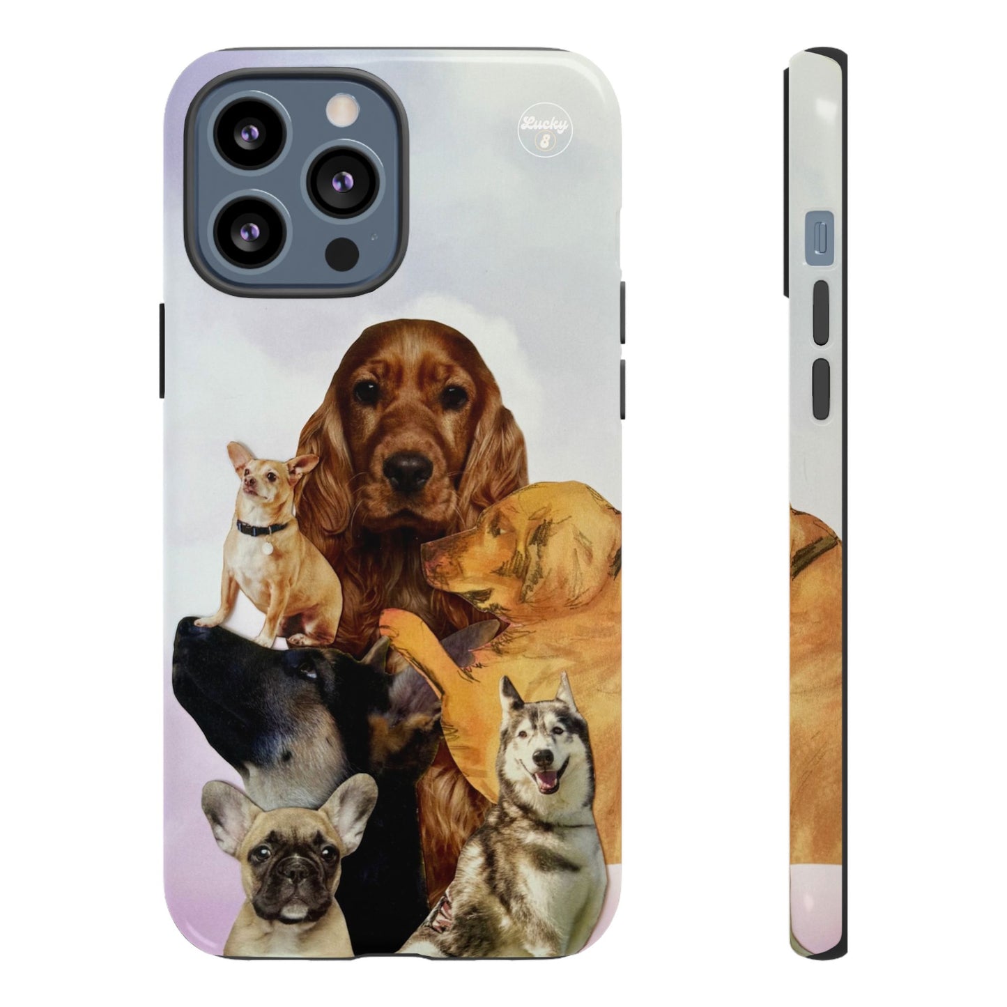 Dog Cuddle iPhone Case