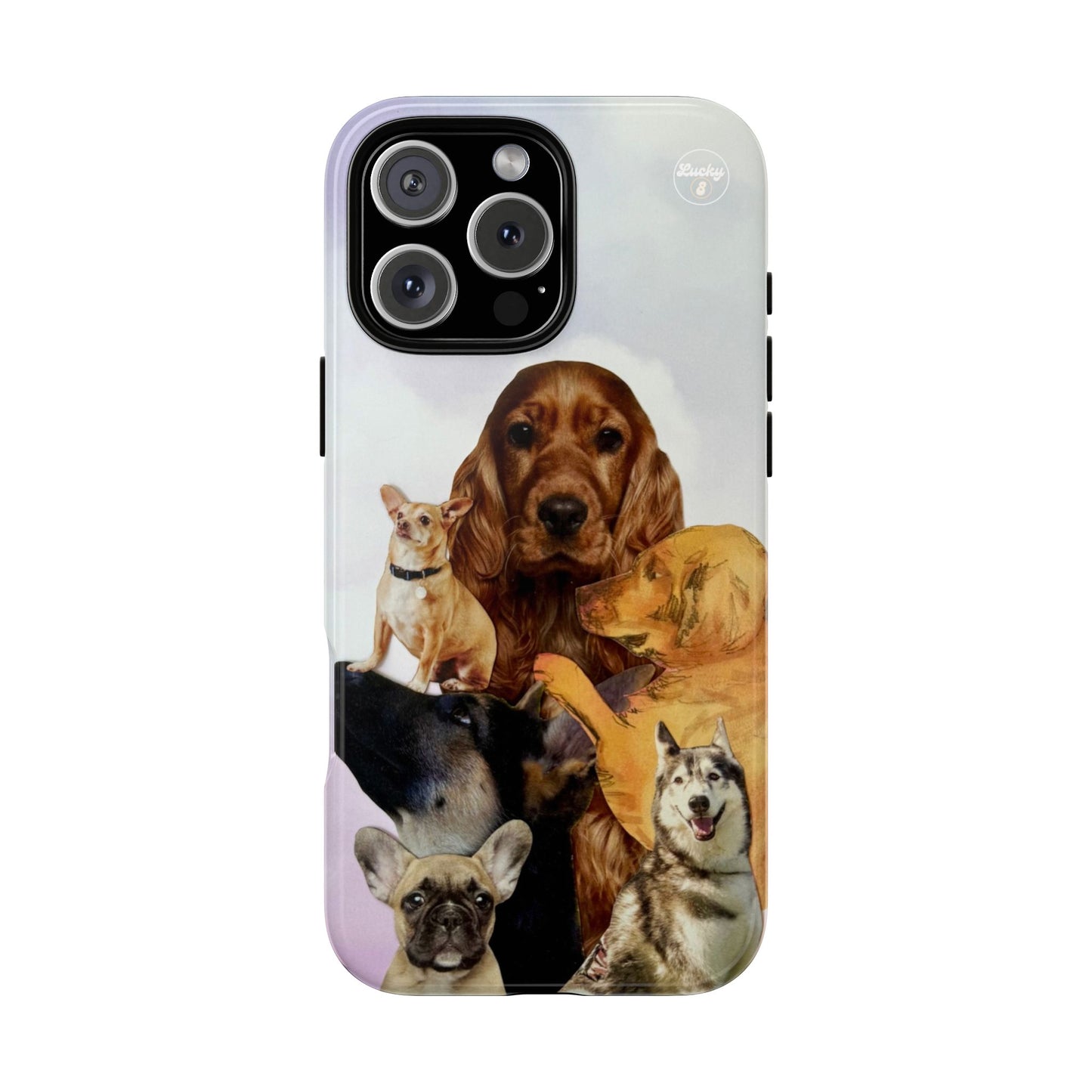 Dog Cuddle iPhone Case