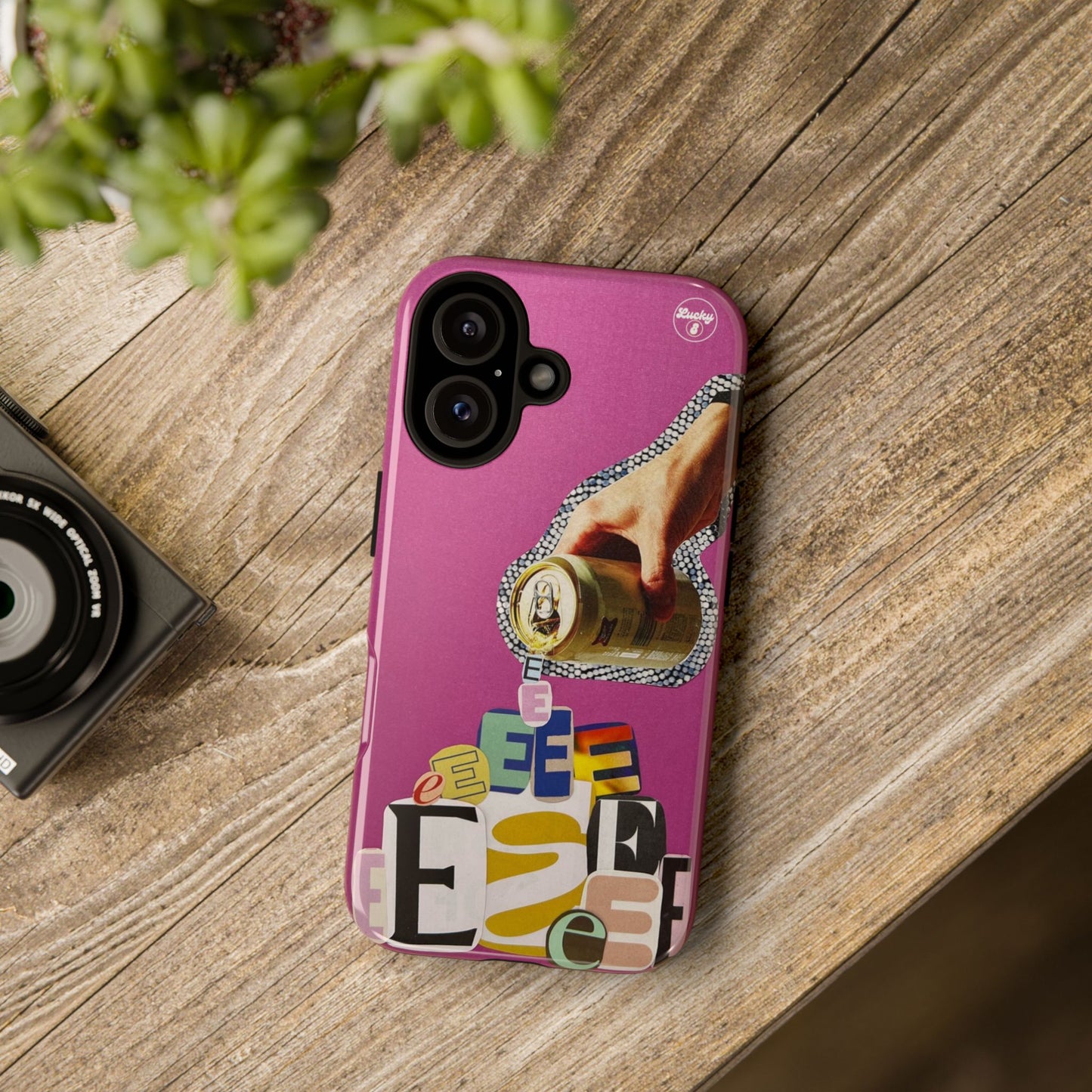 'E' Pour iPhone Case