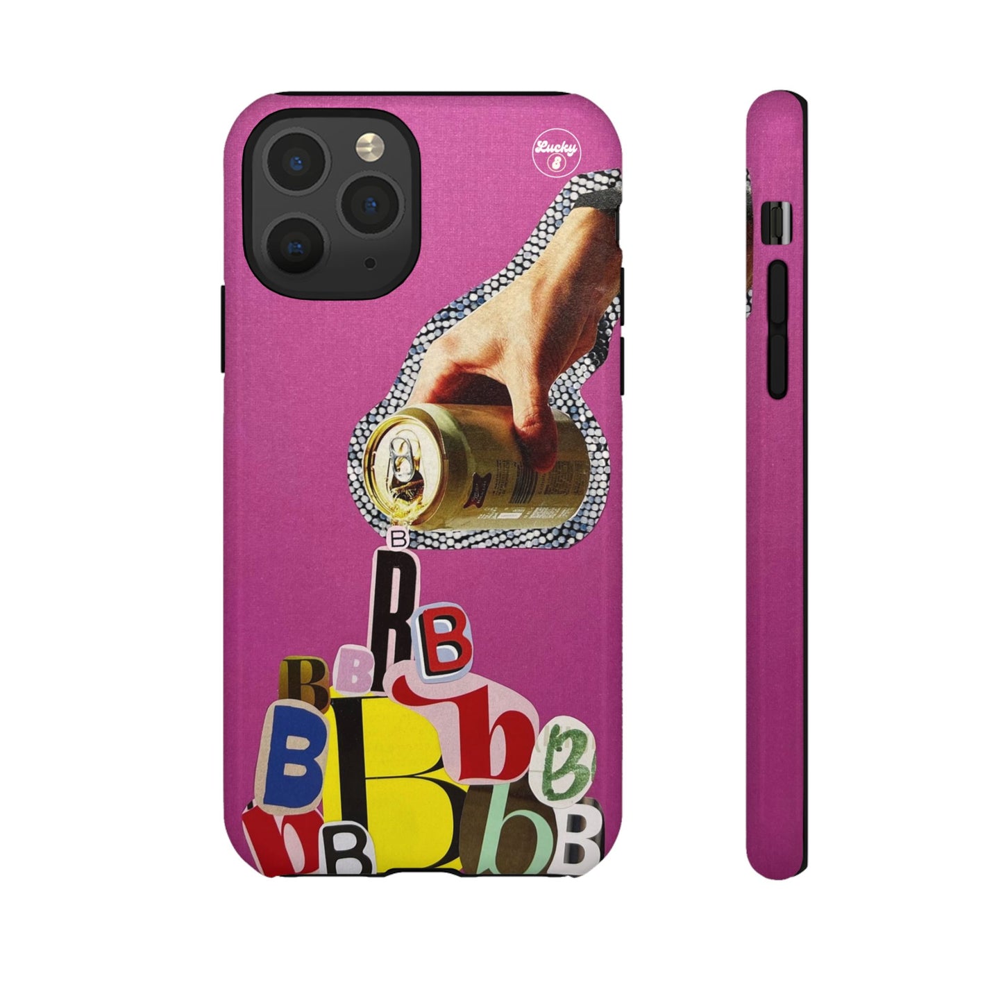 'B' Pour iPhone Case