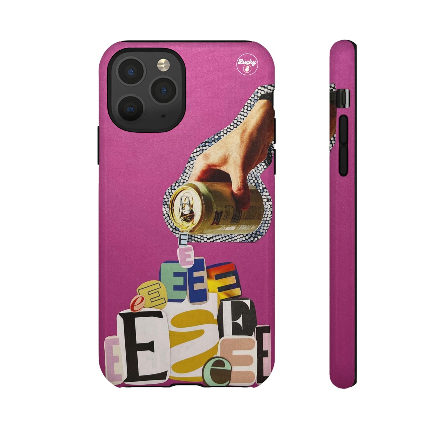 'E' Pour iPhone Case